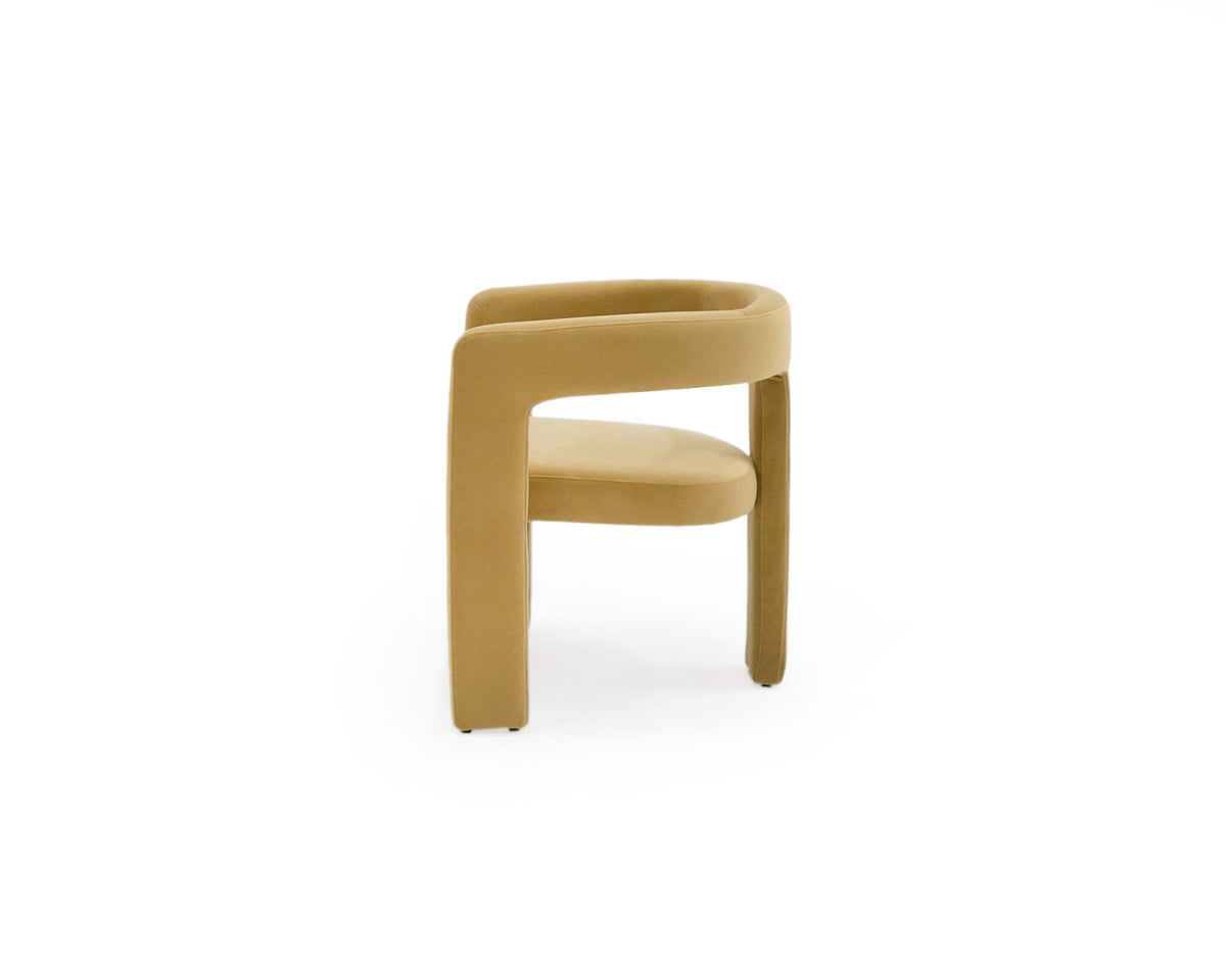 Cherish - Modern Tan Fabric Dining Chair