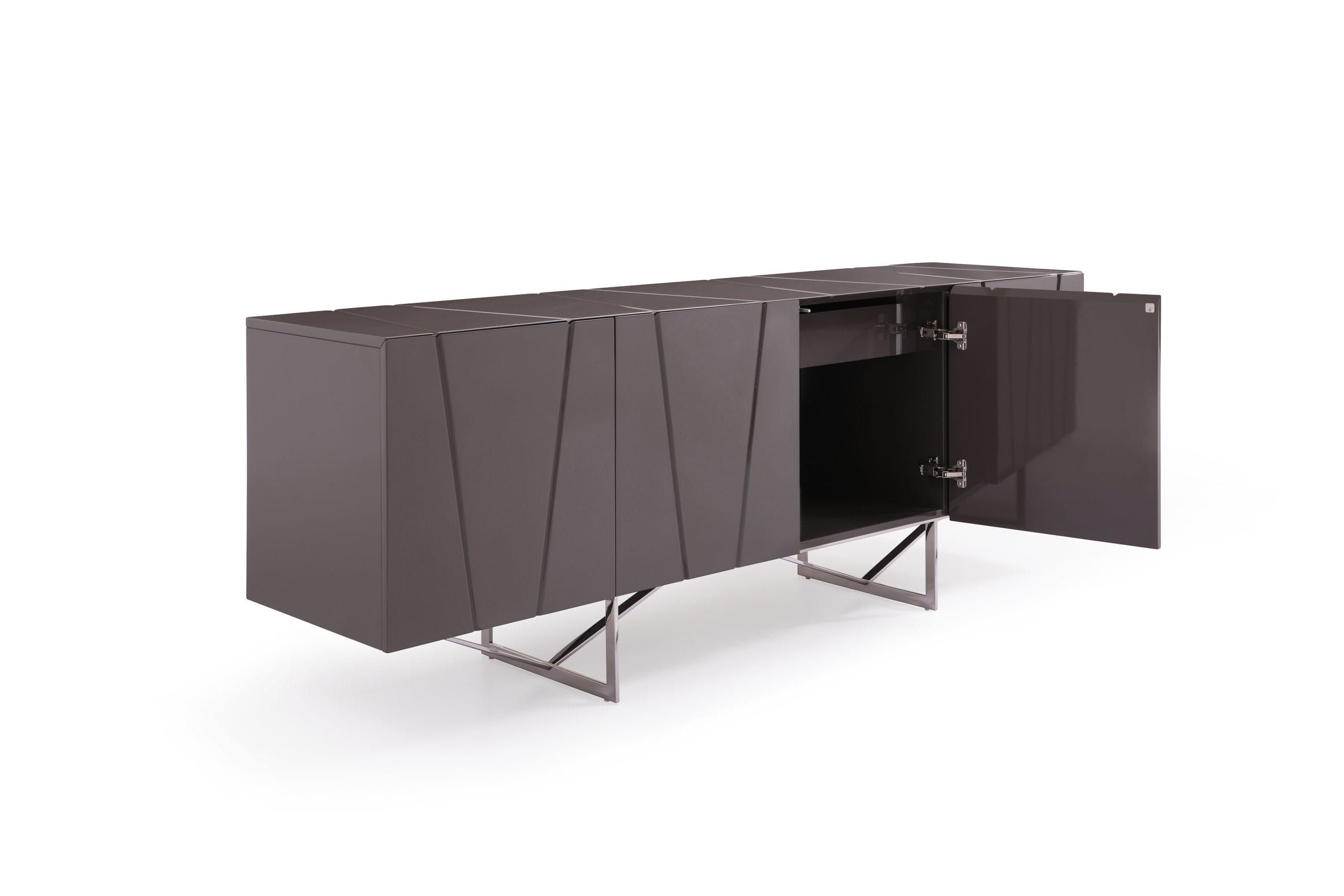 Modrest Chrysler - Modern Grey High Gloss Buffet