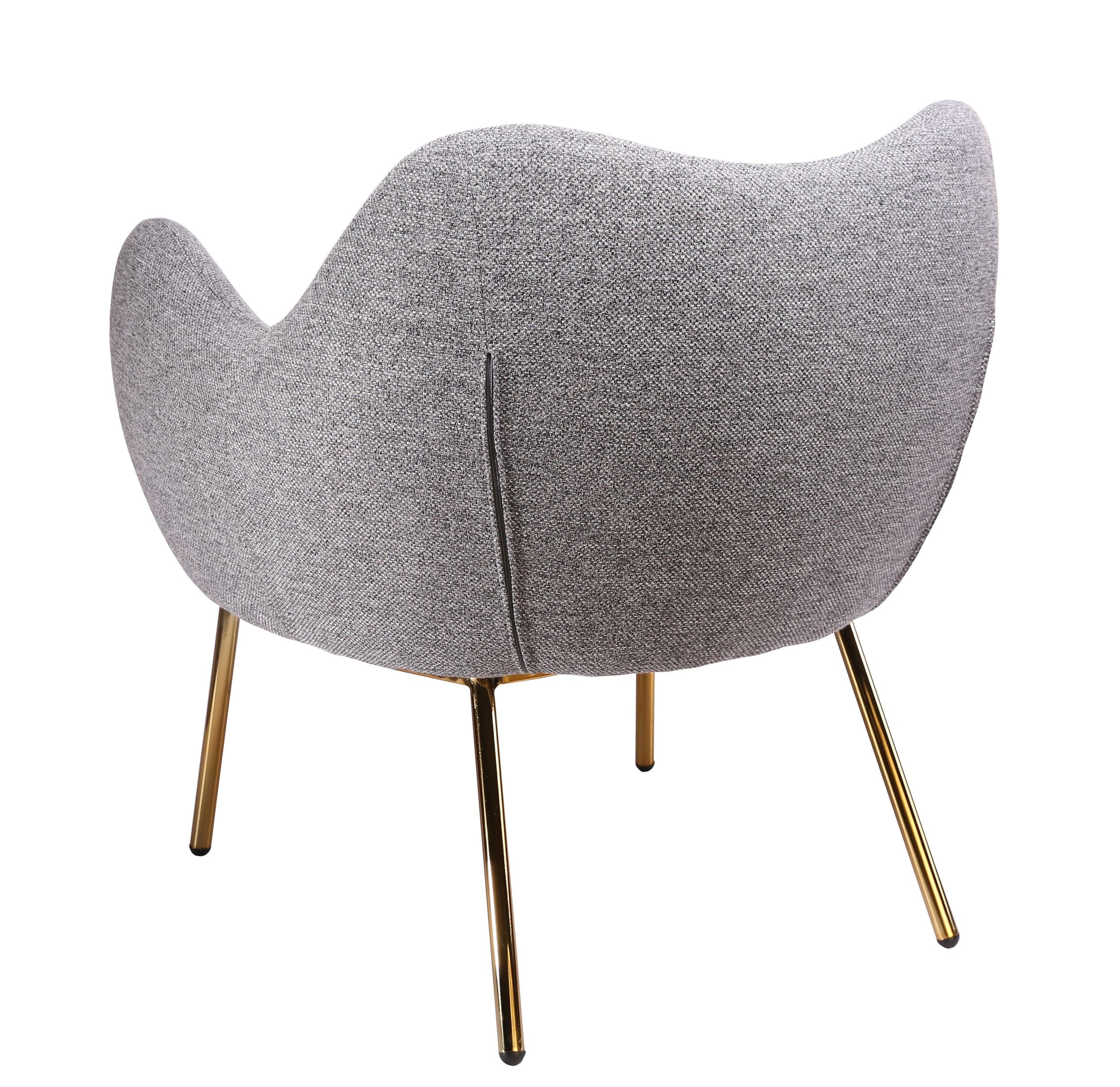 Modrest Cicero - Modern Grey Accent Chair