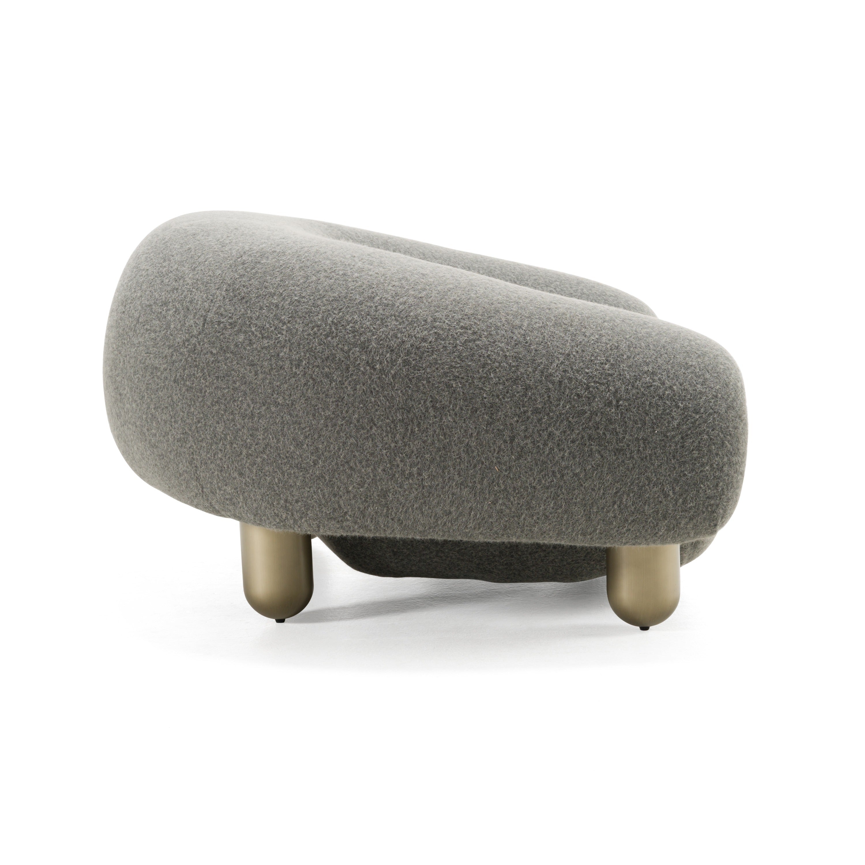 Divani Casa Clarity - Contemporary Grey Fabric Accent Chair