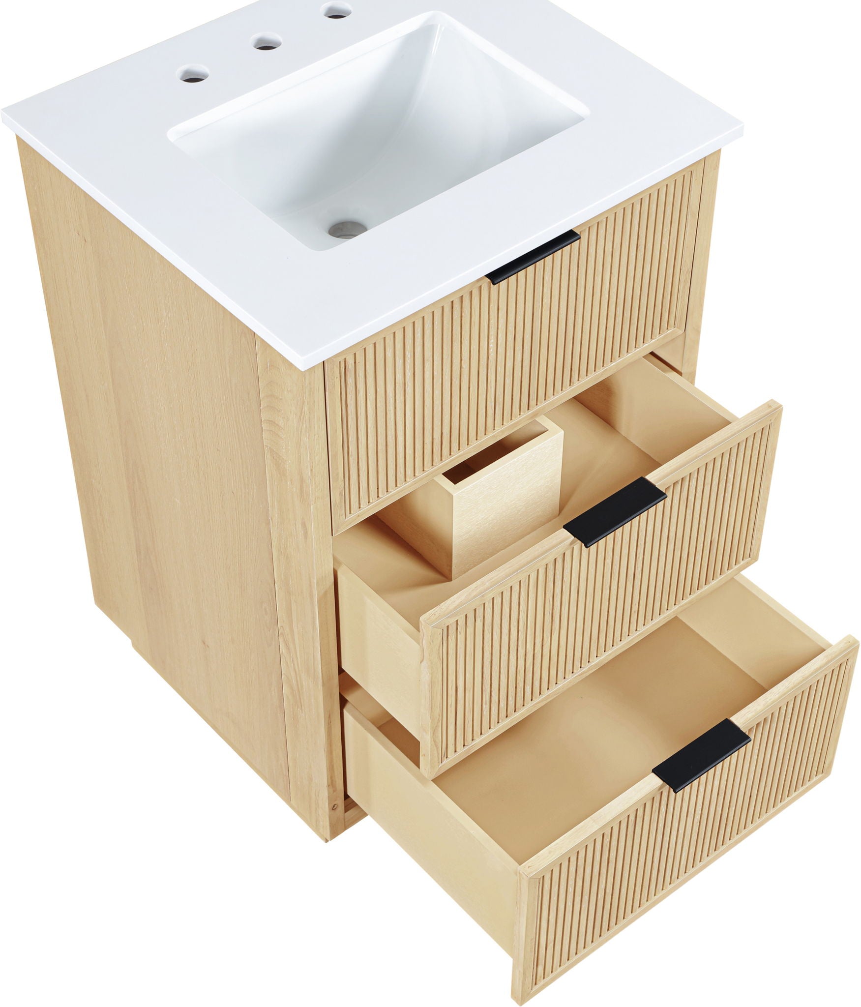 Willard - Engineered Stone And Solid Wood Bathroom Vanity