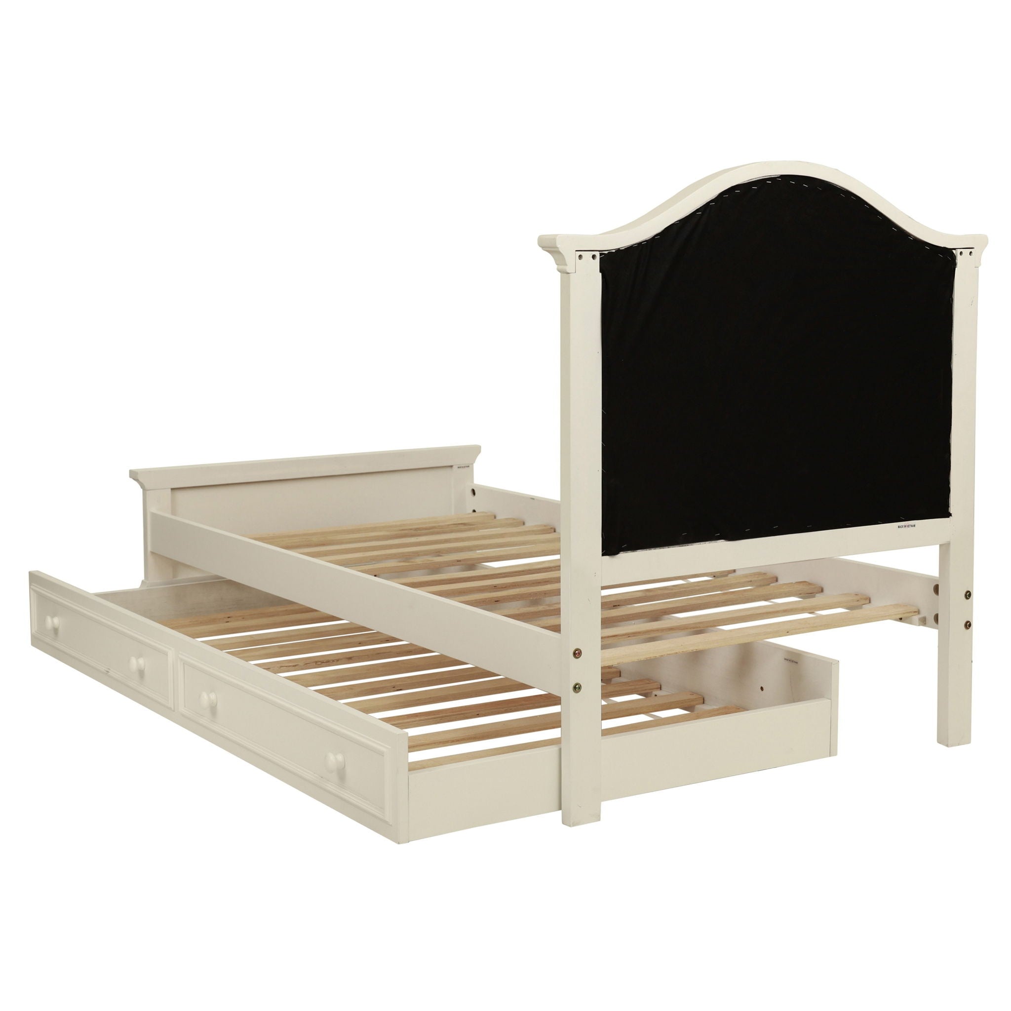 Contemporary Style Bed With Trundle