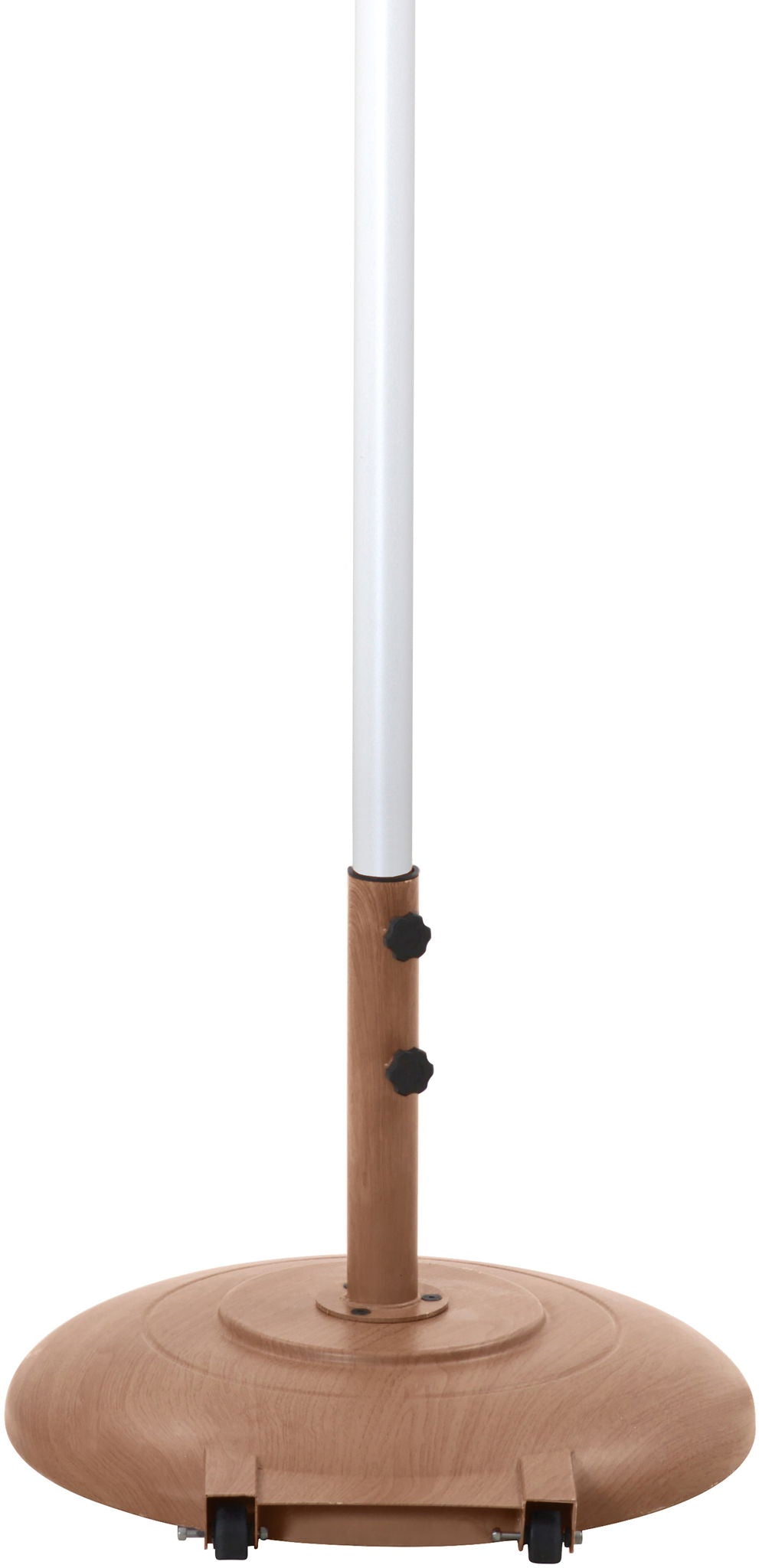Amalfi - Patio Umbrella - Light Brown Base / White Pole