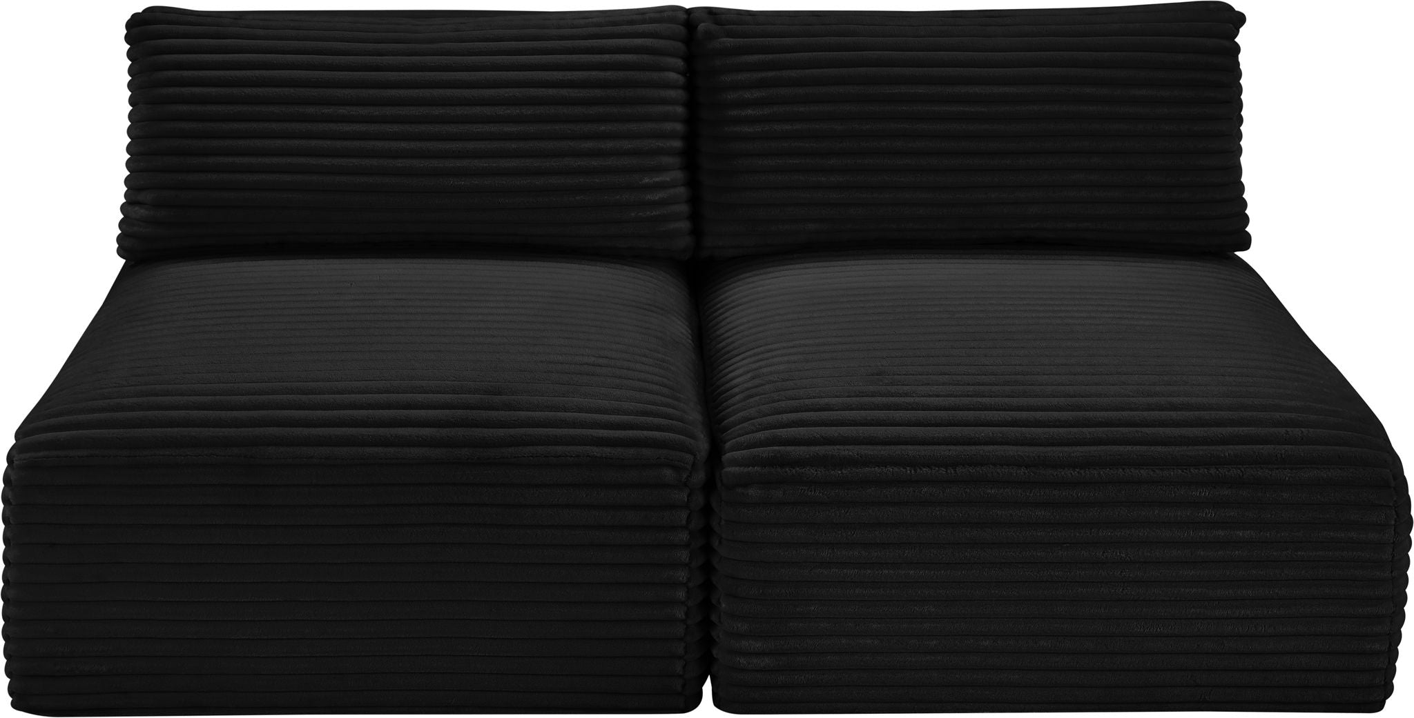 Shaggy - 2 Seat Modular Armless Sofa