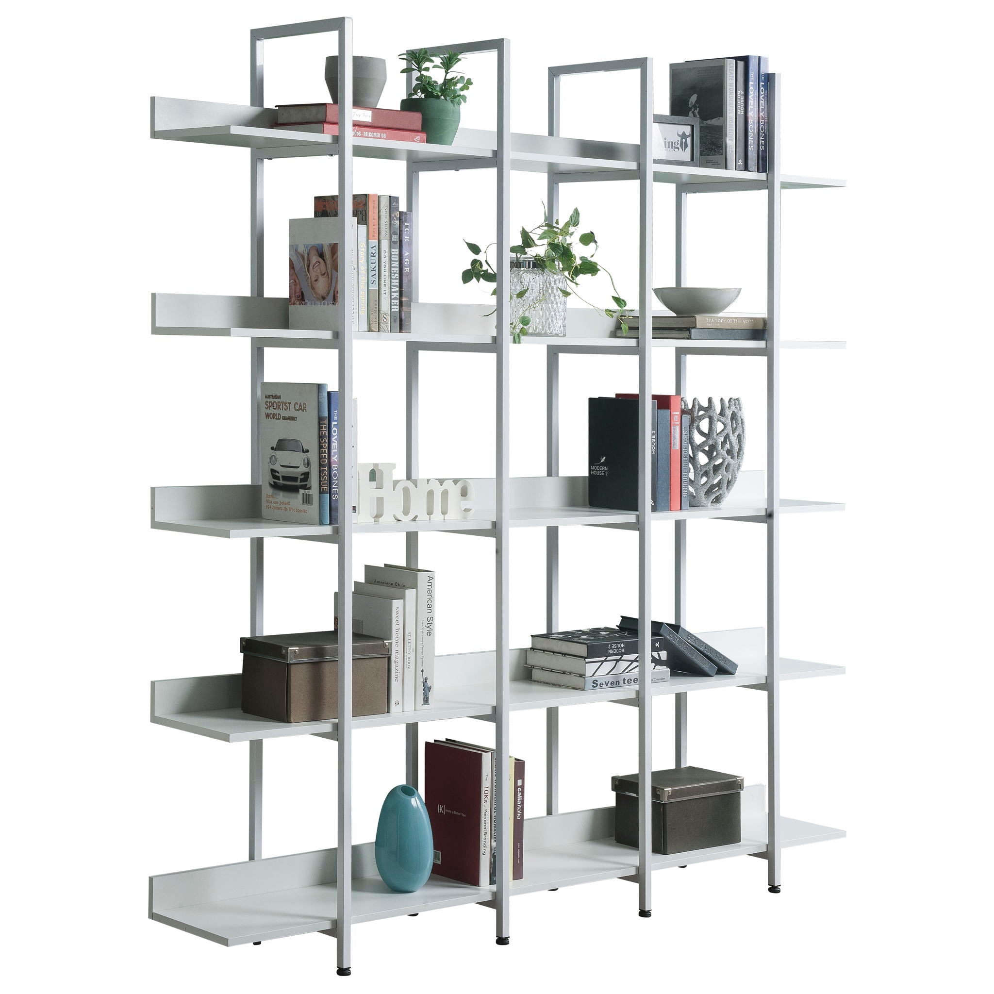 Vintage Industrial 5 Tier Bookcase