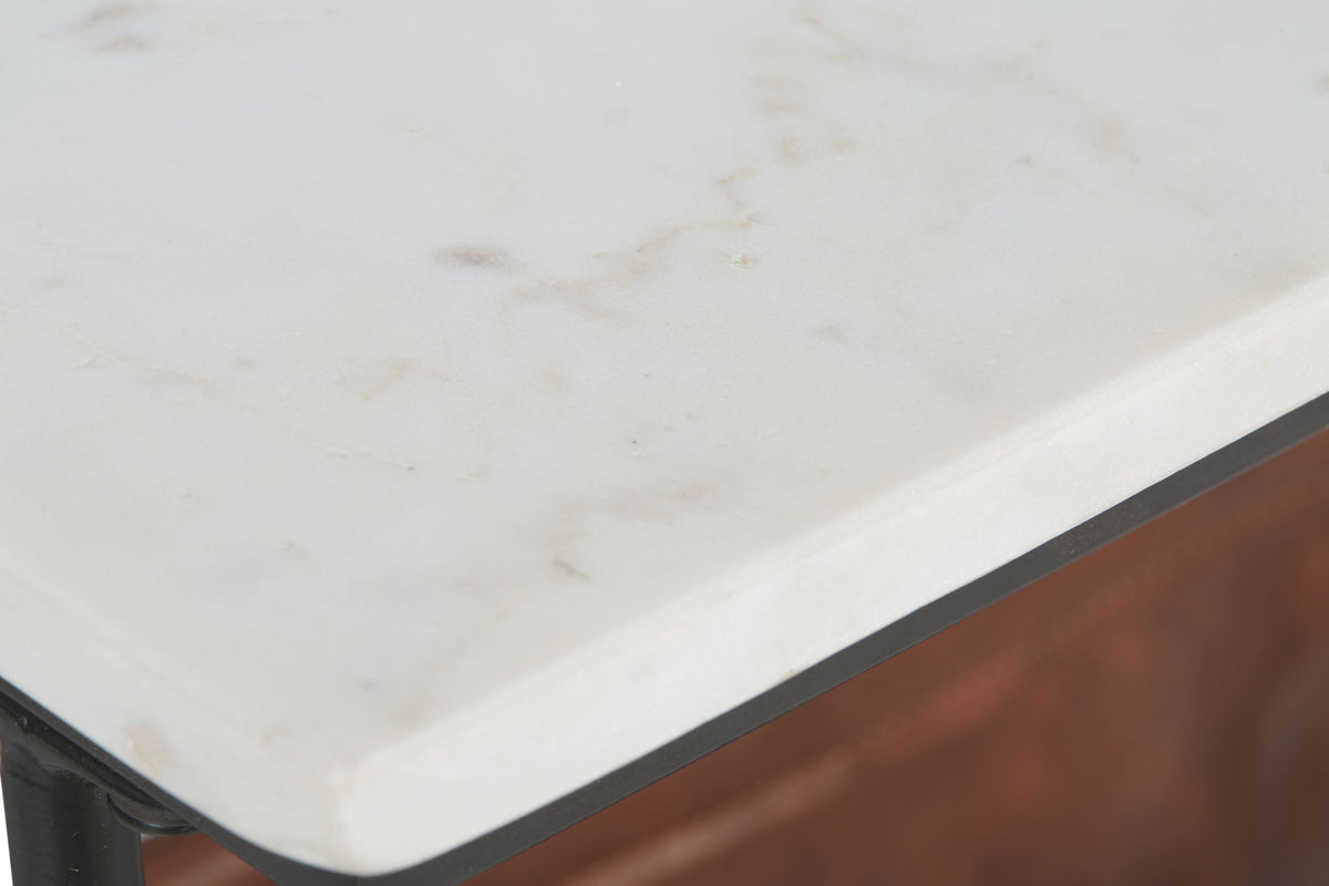 Etanbury - Accent Table - Brown / Black / White