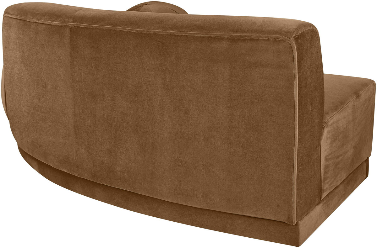 Avra - 86" Velvet Performance Fabric Upholstered Sofa