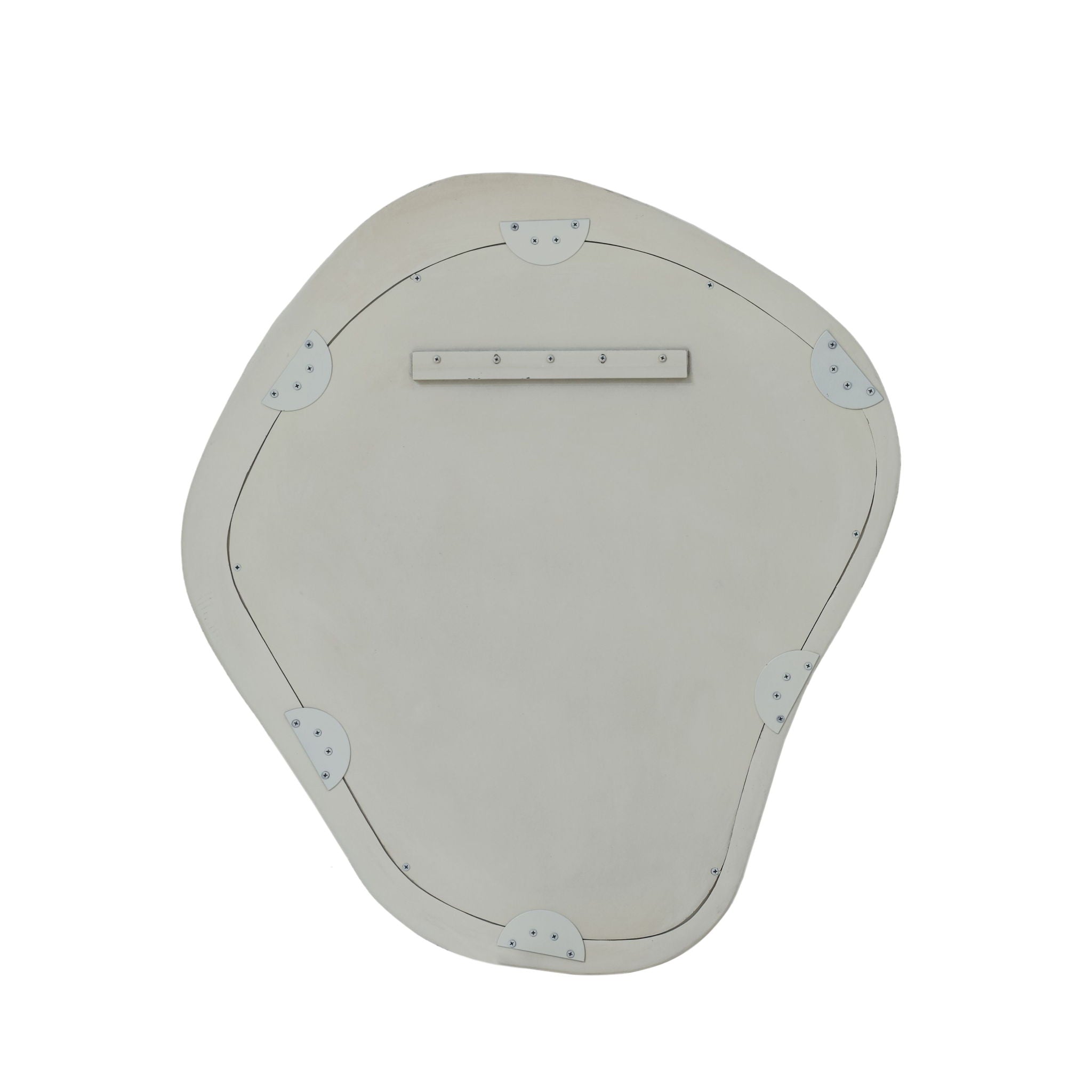 Orpheus - 35" x 31" Ribbed Wall Mirror - Faux Stone