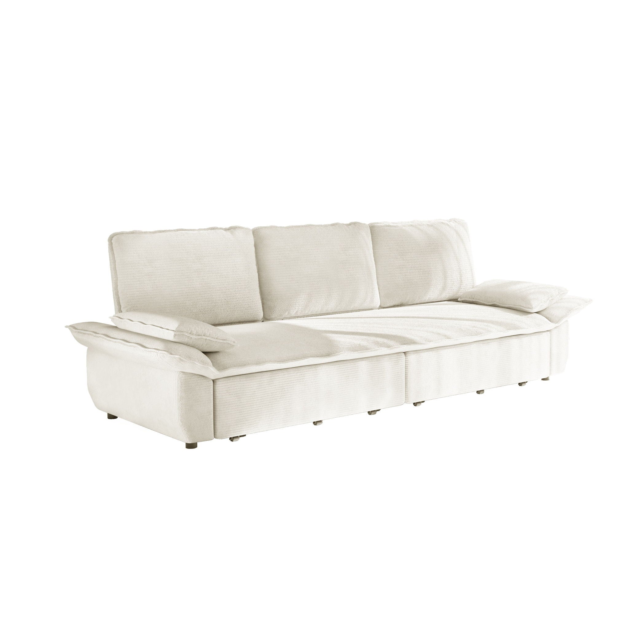 King Size Pull Out Sofa Bed, 3 In 1 Convertible Multifunctional