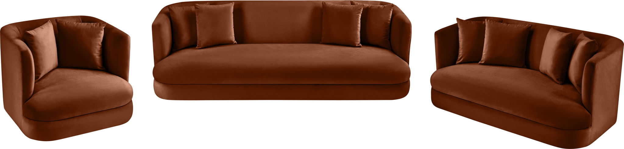 Alder - Loveseat - Cognac