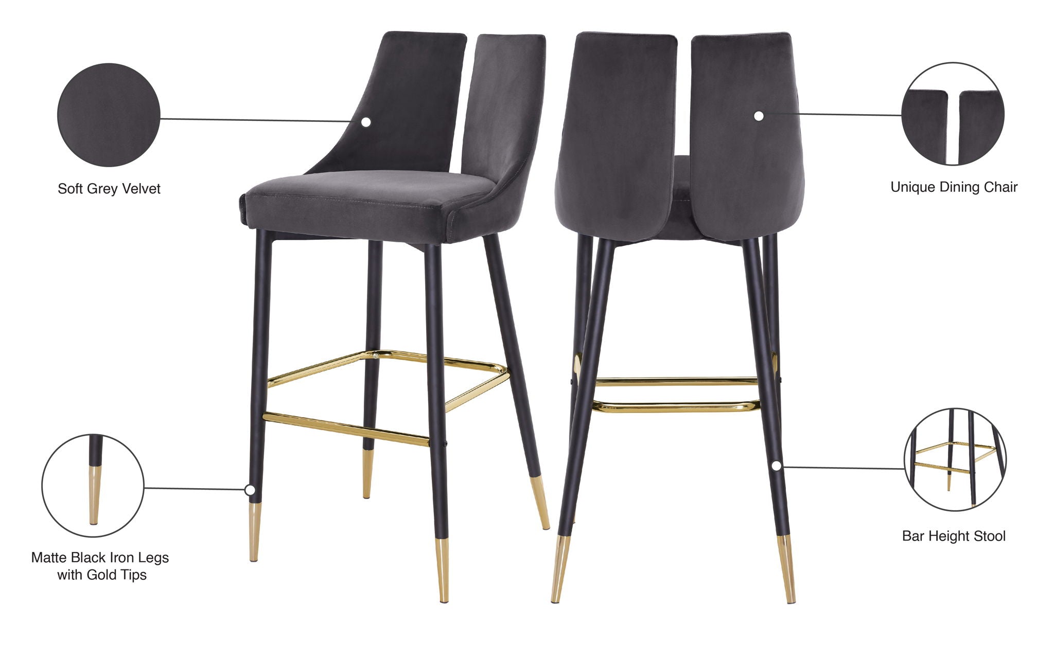 Sleek - Stool (Set of 2)