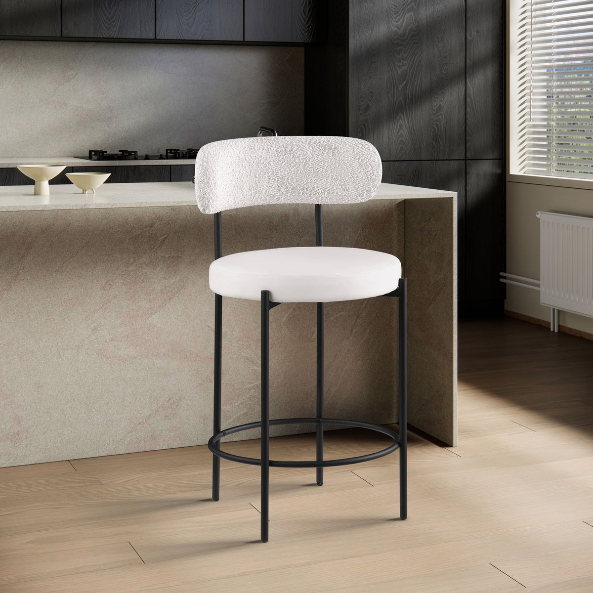Beacon - Faux Leather Stool (Set of 2)