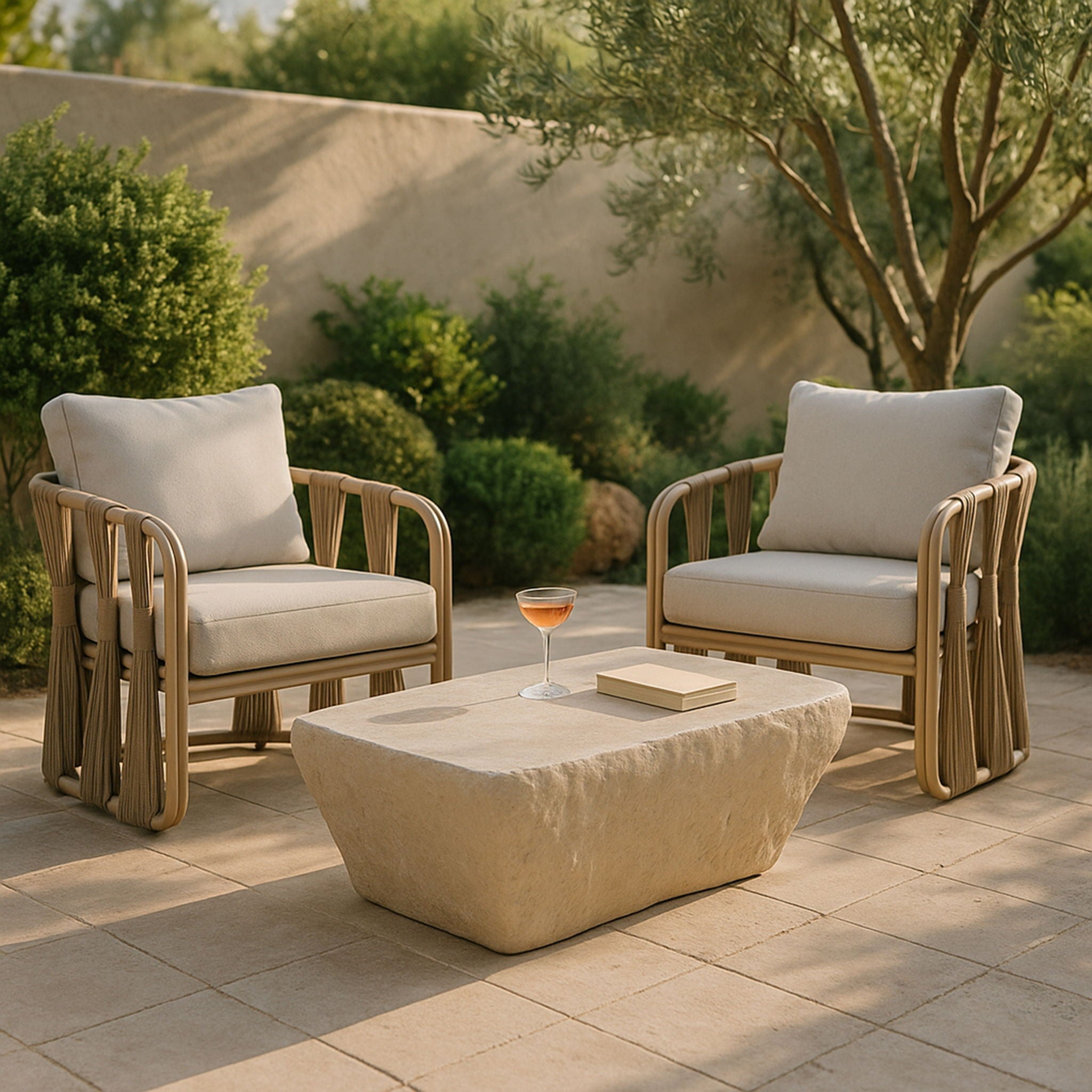 Rockford - Concrete Coffee Table - Beige