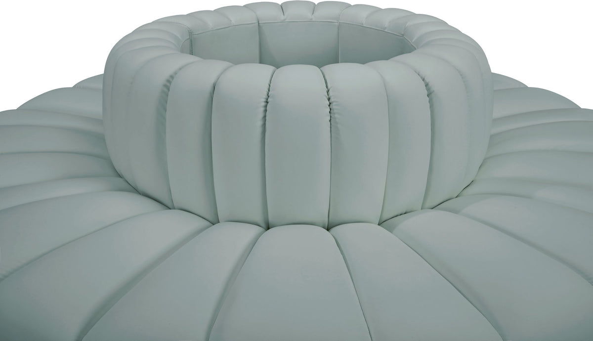 Arc - Faux Leather 8 Piece Round Modular Sofa