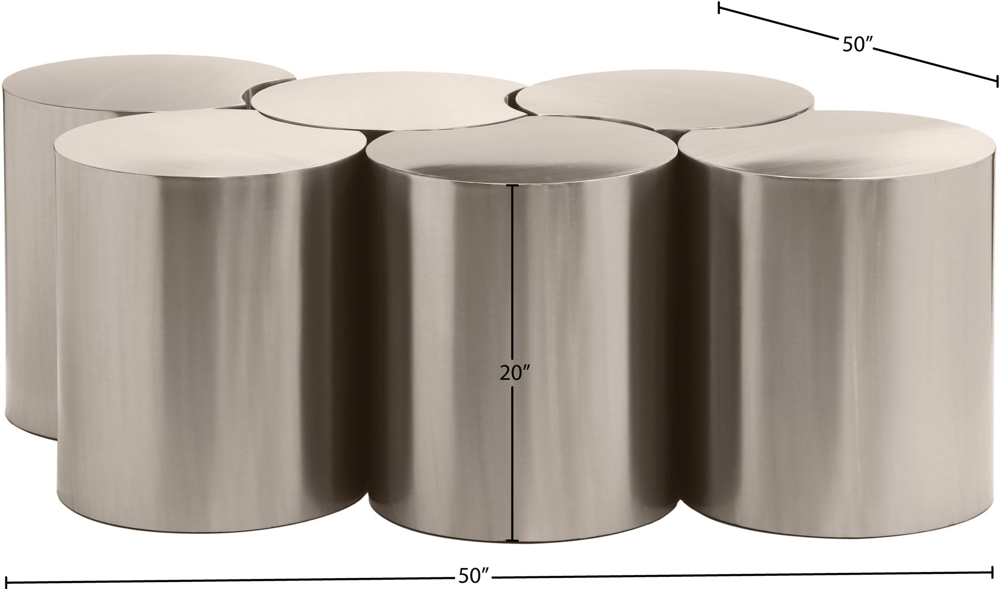 Dimple - 6 Piece Modular Coffee Table