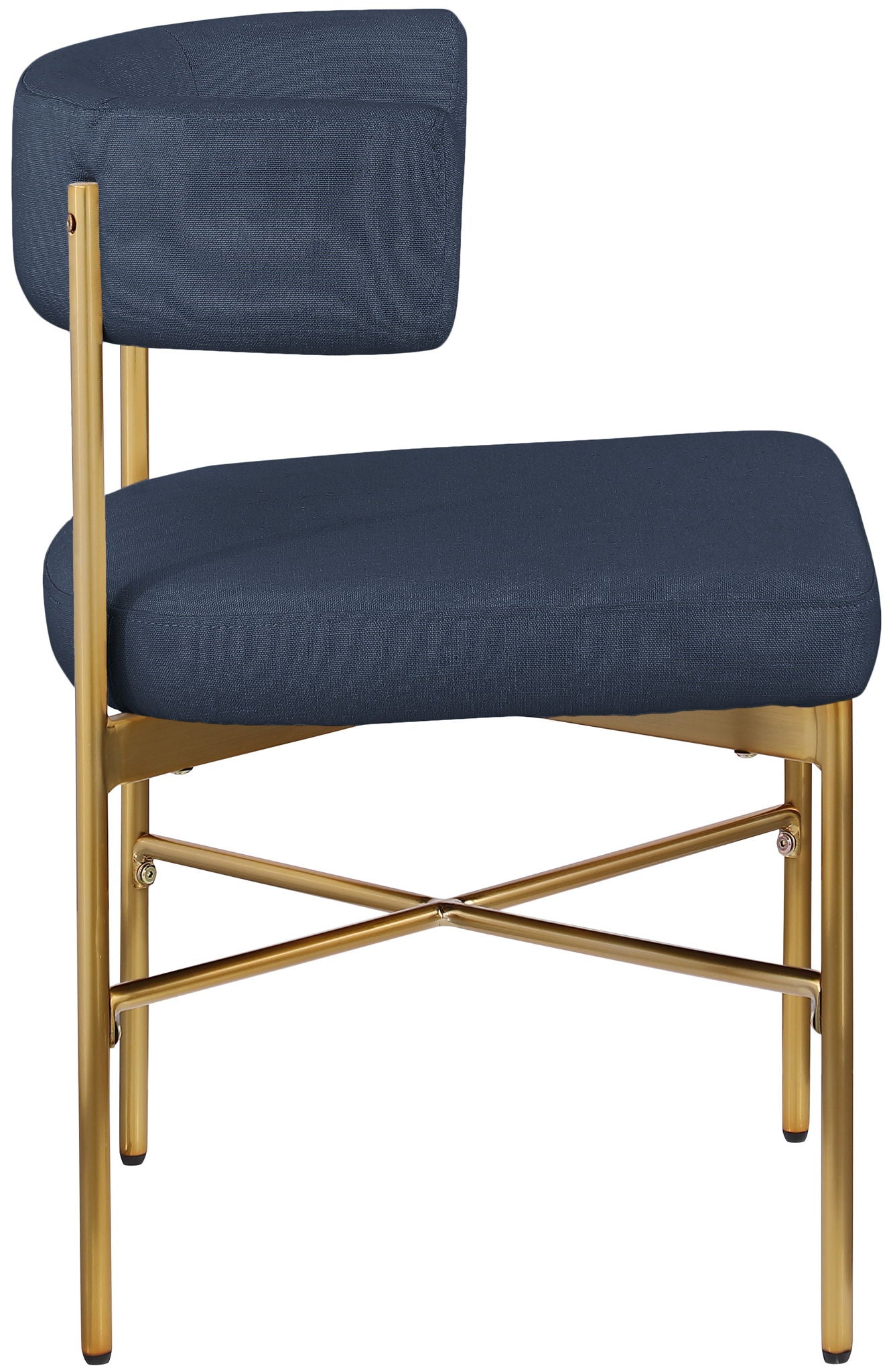 Rivage - Durable Dining Chair With Gold Frame (Set of 2)