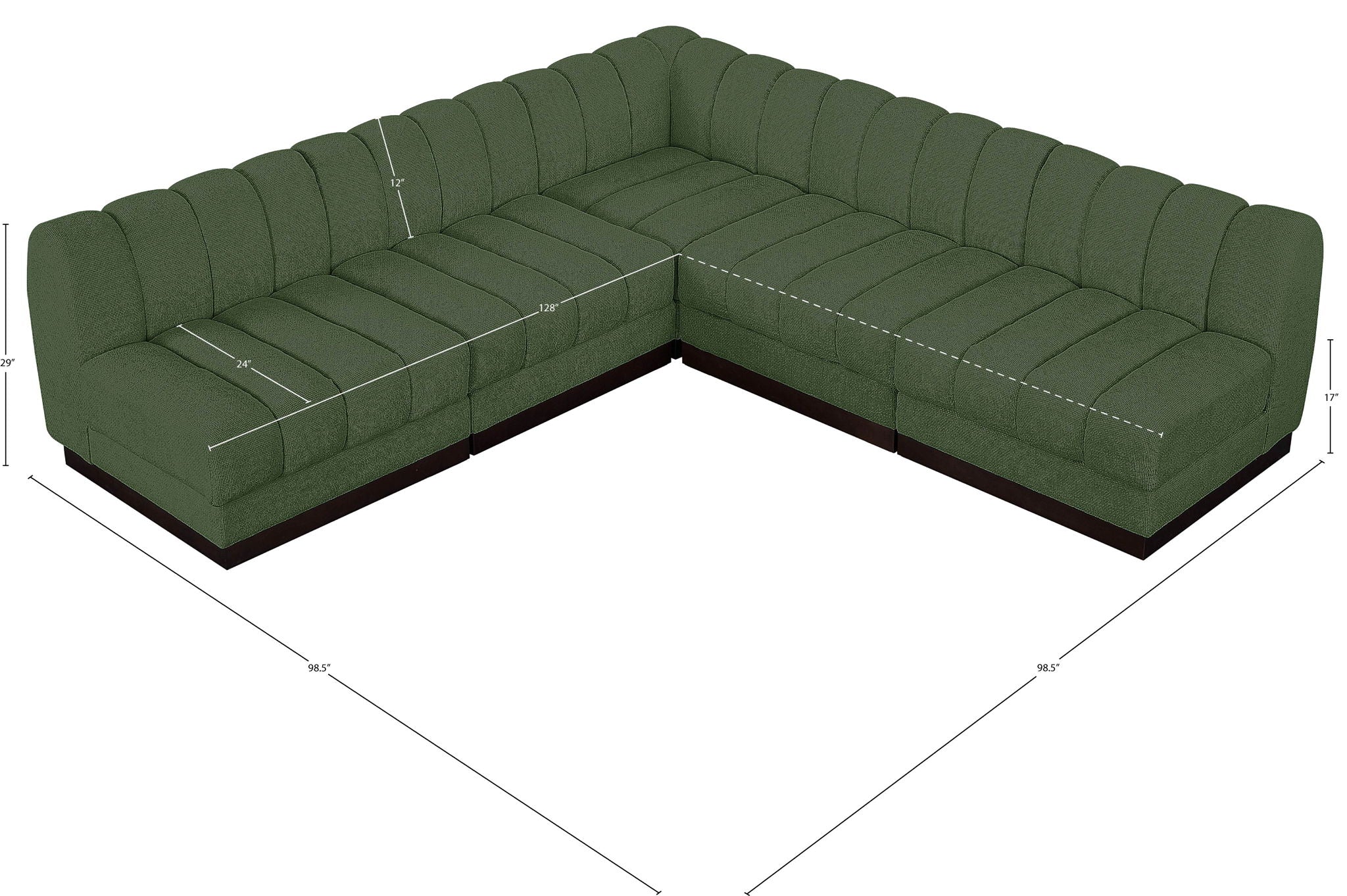 Quinn - 5 Piece Modular Sectional