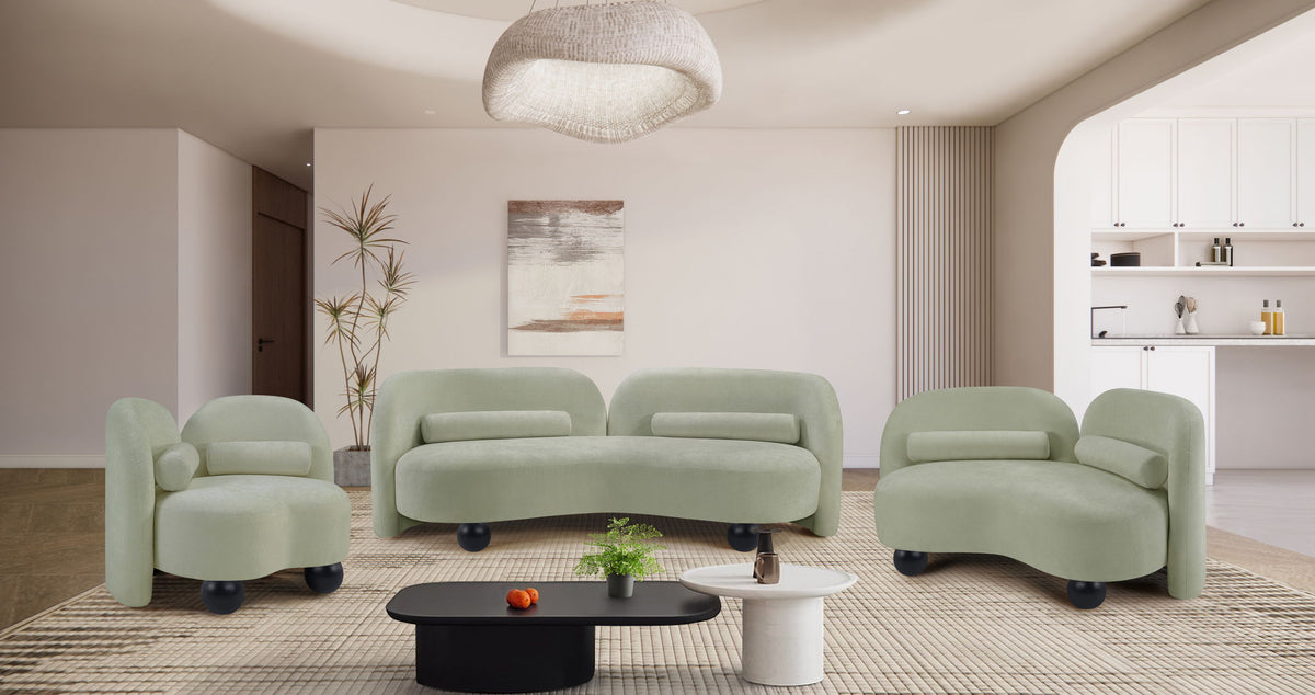 Daphne - Chenille Loveseat