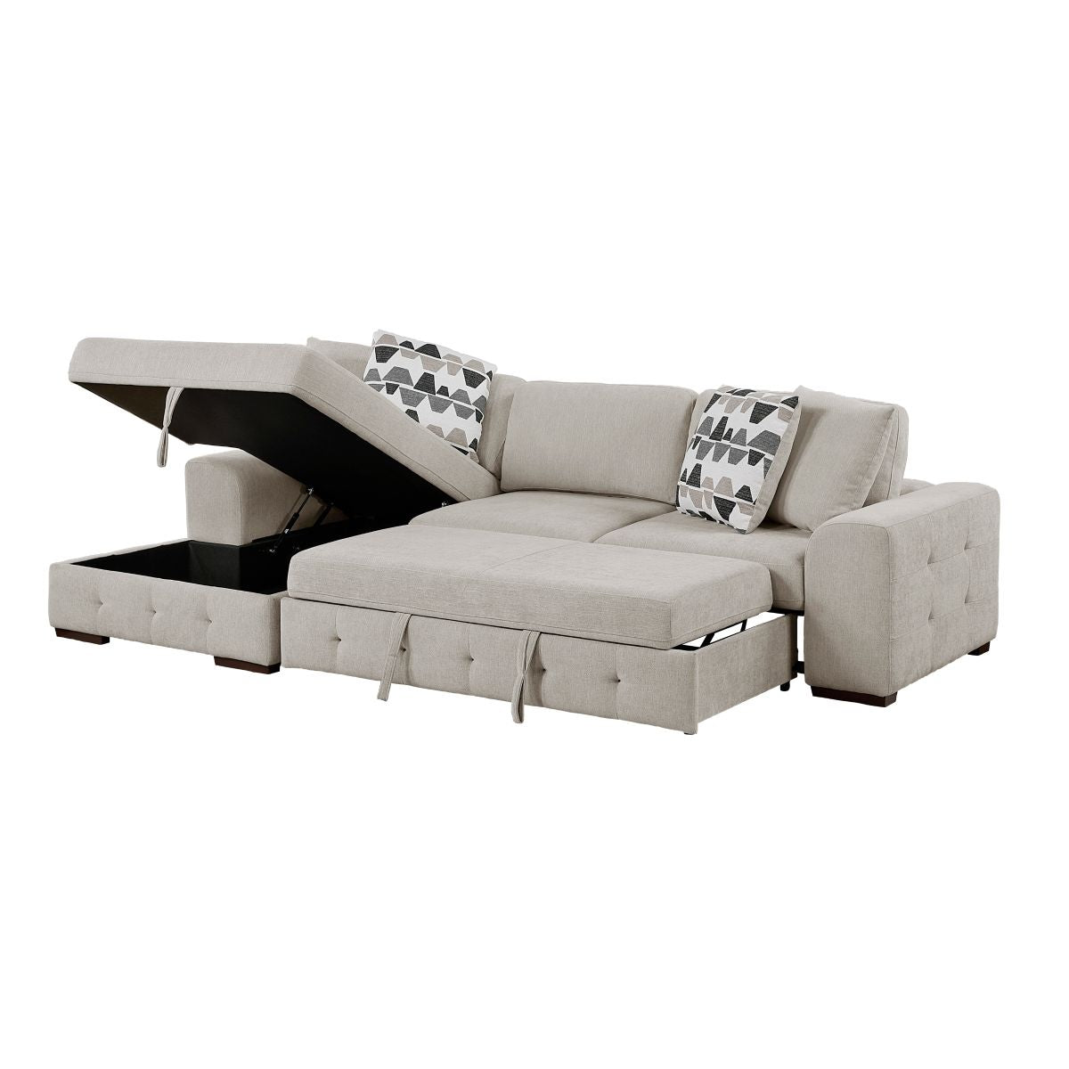 Raife - Sectional With Ottoman
