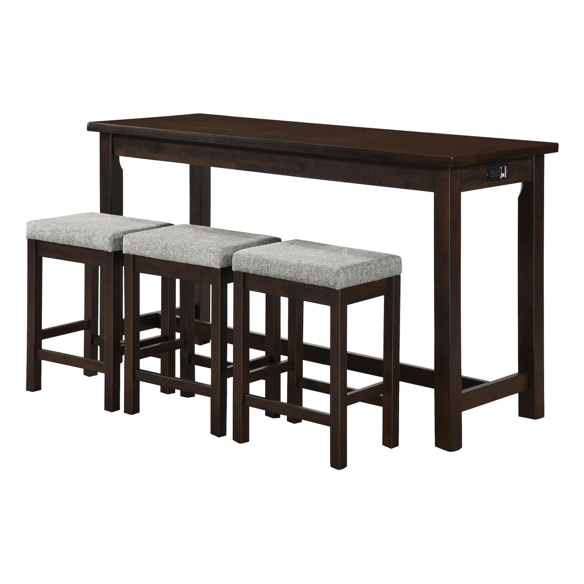 Connected - 4-Piece Pack Counter Height Set