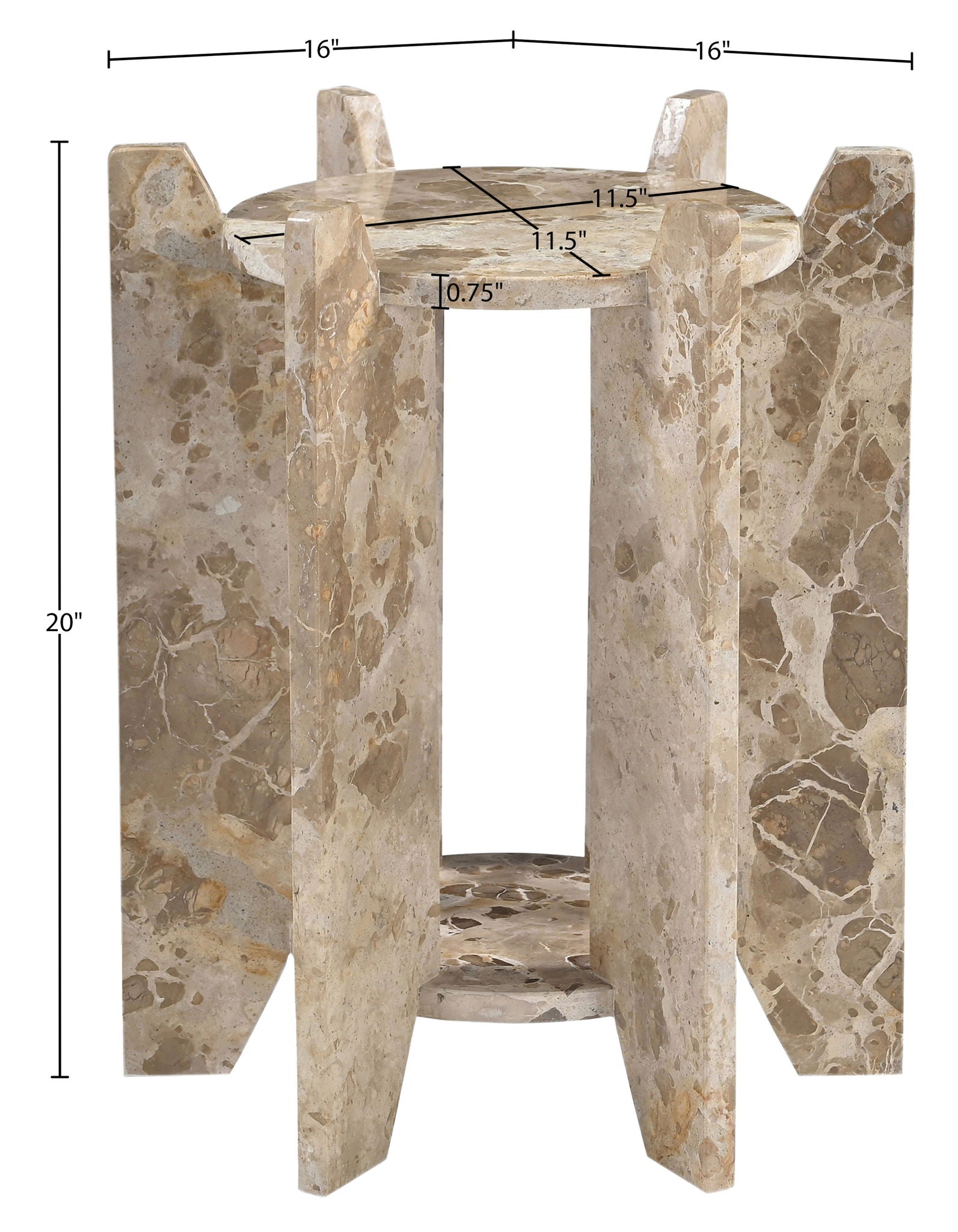 Soriano - Genuine Marble Table