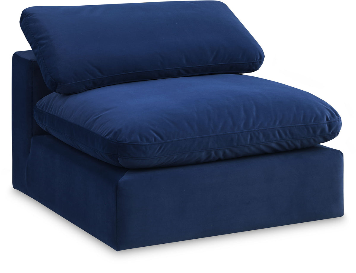 Comfy - Velvet Armless Chair