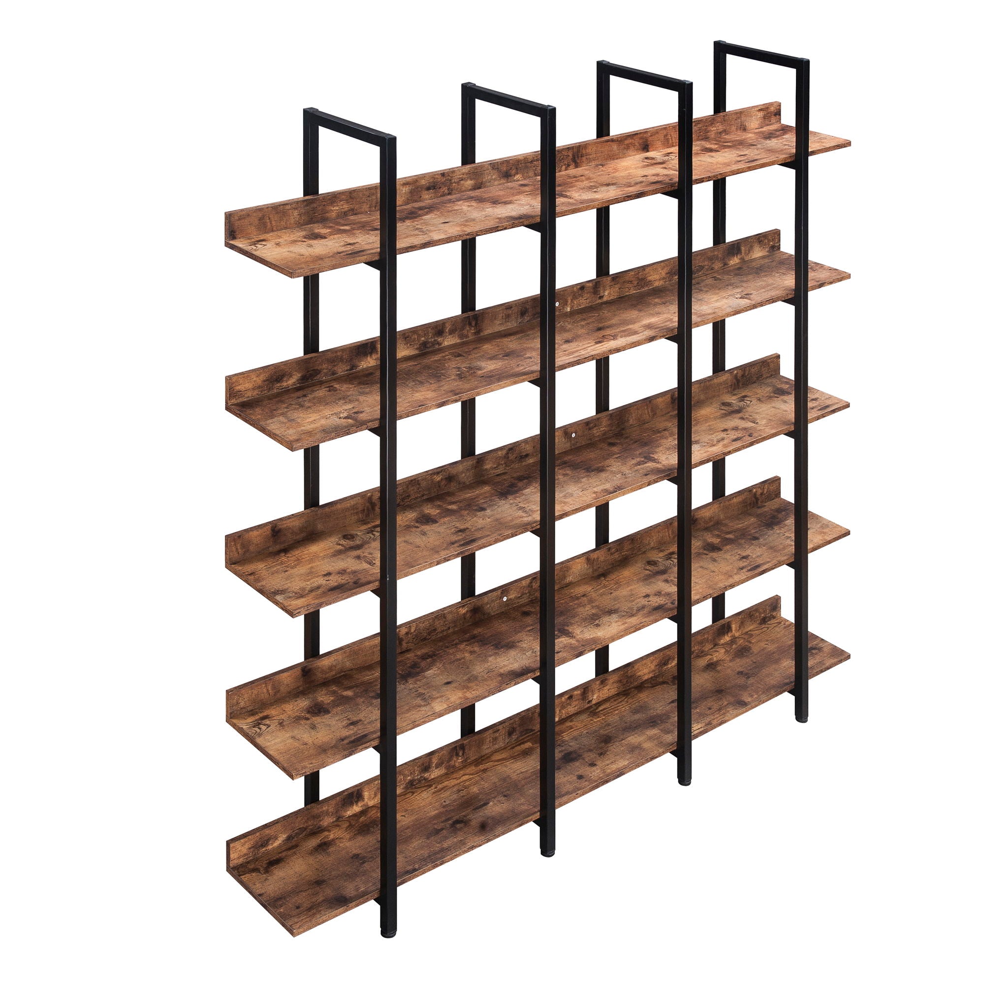 Vintage Industrial 5 Tier Bookcase