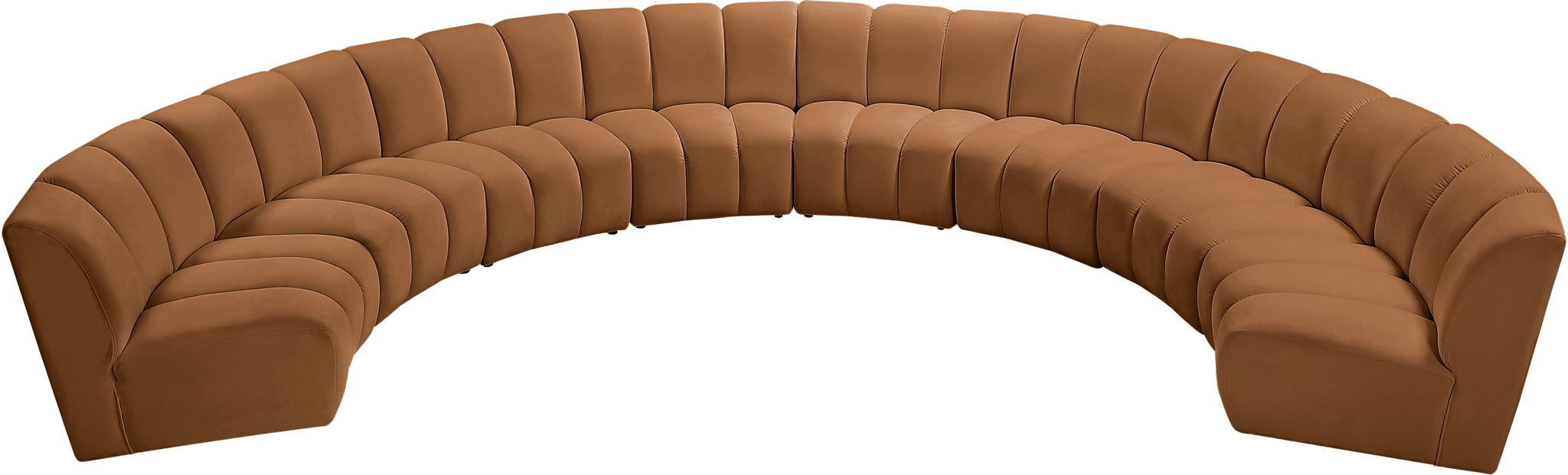 Infinity - 8 Piece Modular Sectional - Saddle