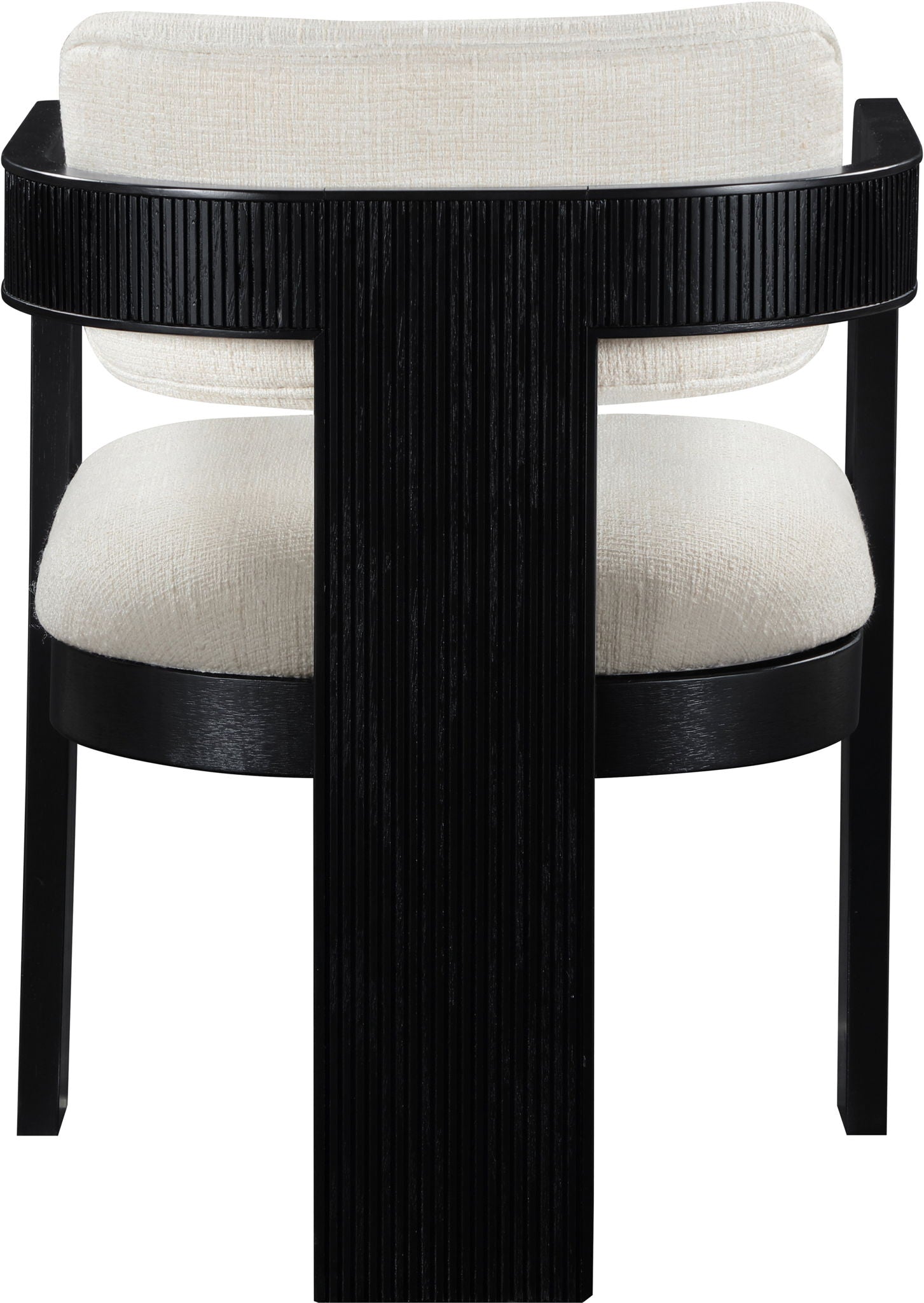 Sacha - Linen Dining Chair With Black Base (Set of 2)