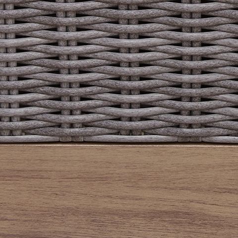 Harmony Headlands - Loveseat With Cushion - Natural / Gray