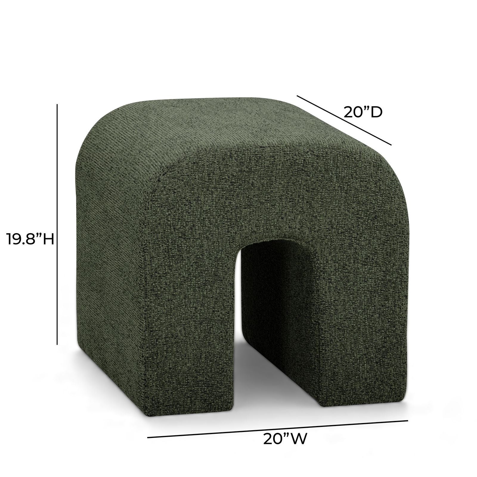 Desi - Woven Fabric Ottoman