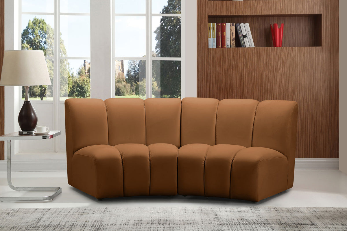 Infinity - 2 Piece Modular Sectional - Saddle