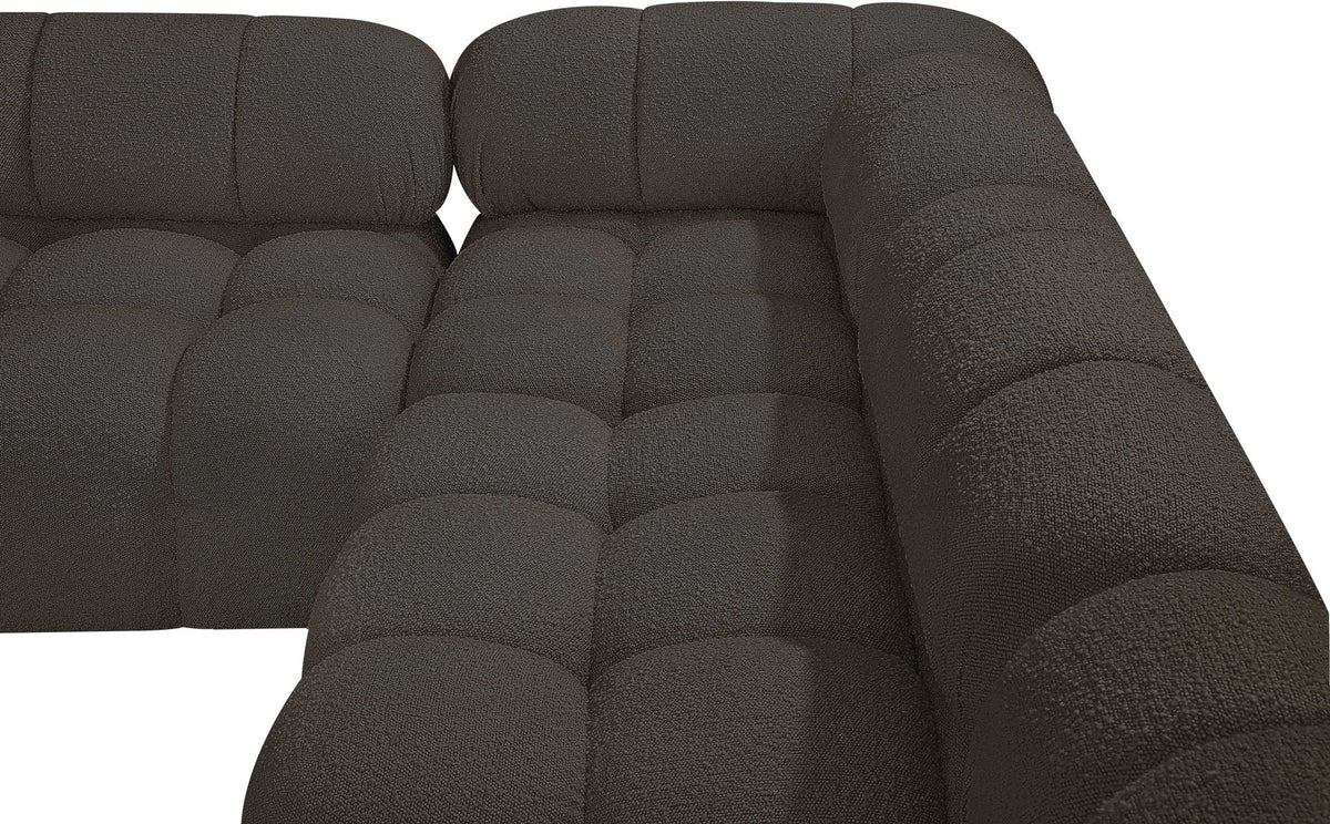 Ames - 5 Piece Fabric Modular Corner Sectional