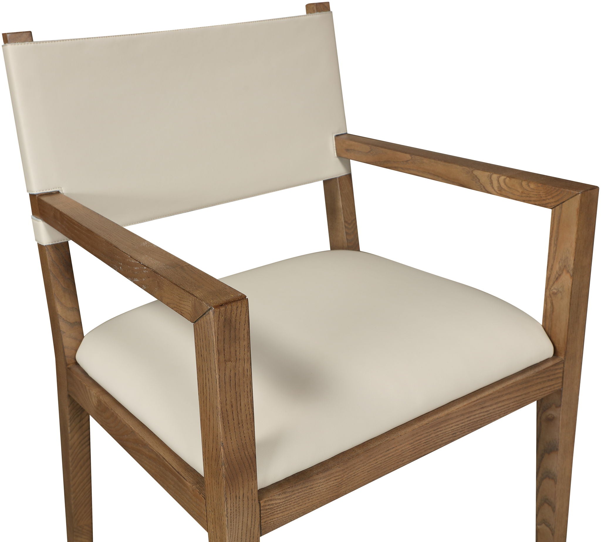 Avon - Vegan Leather Dining Arm Chair