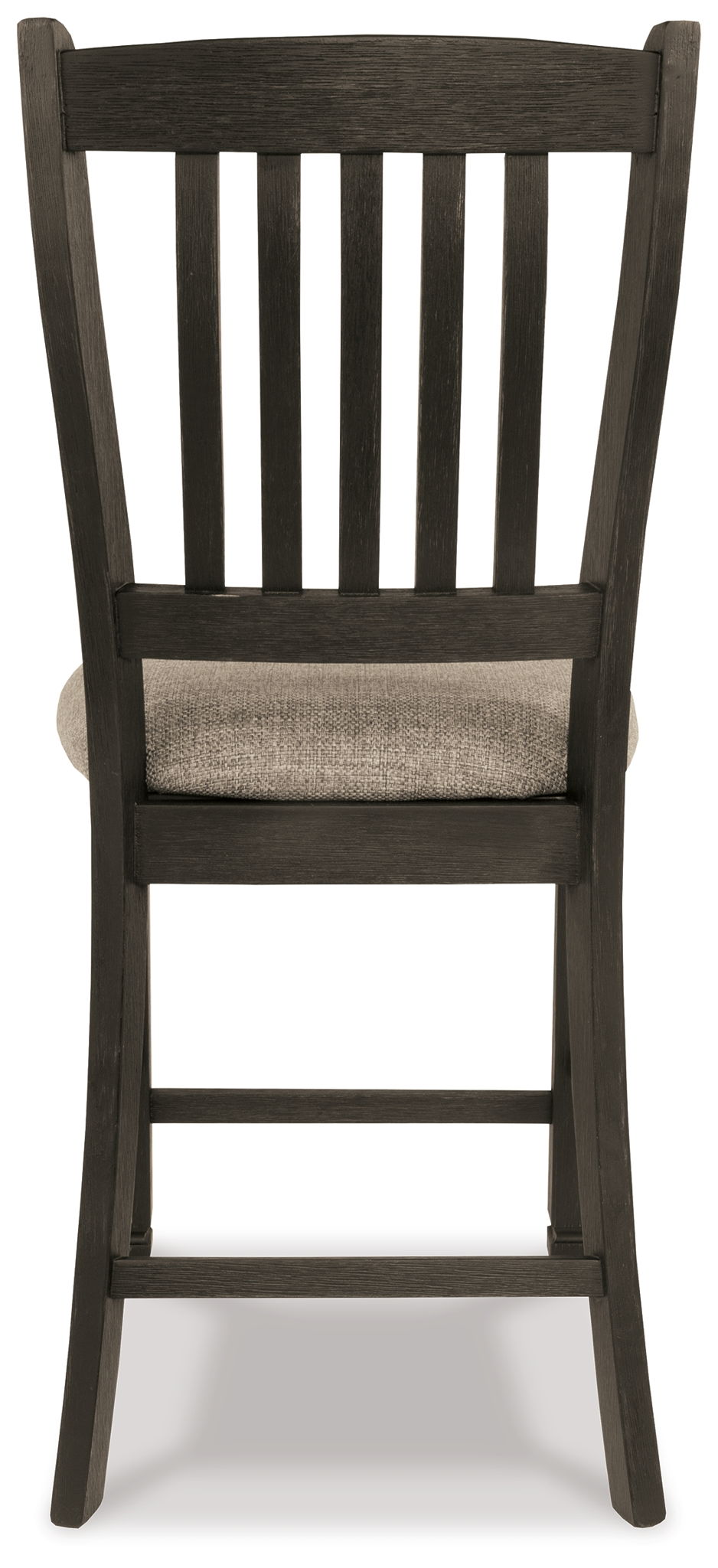 Tyler Creek - Upholstered Barstool (Set of 2) - Black / Grayish Brown