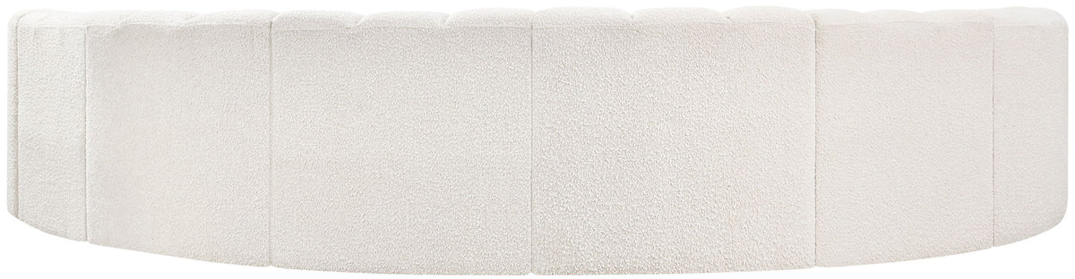 Arc - Boucle Fabric 8 Piece U-Shaped Modular Sofa