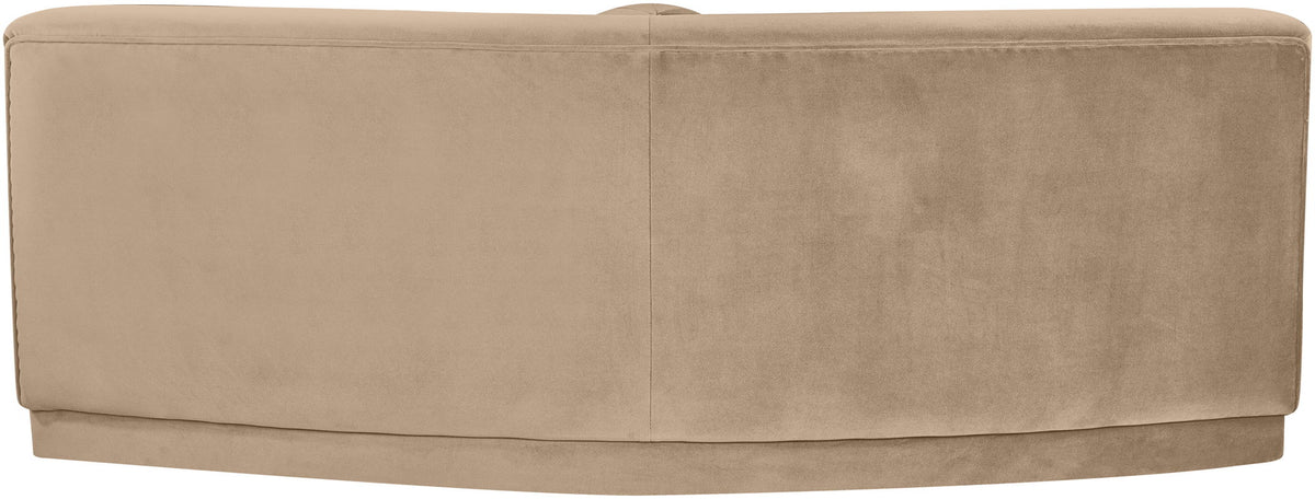 Avra - Velvet Performance Fabric Upholstered Armless Sofa