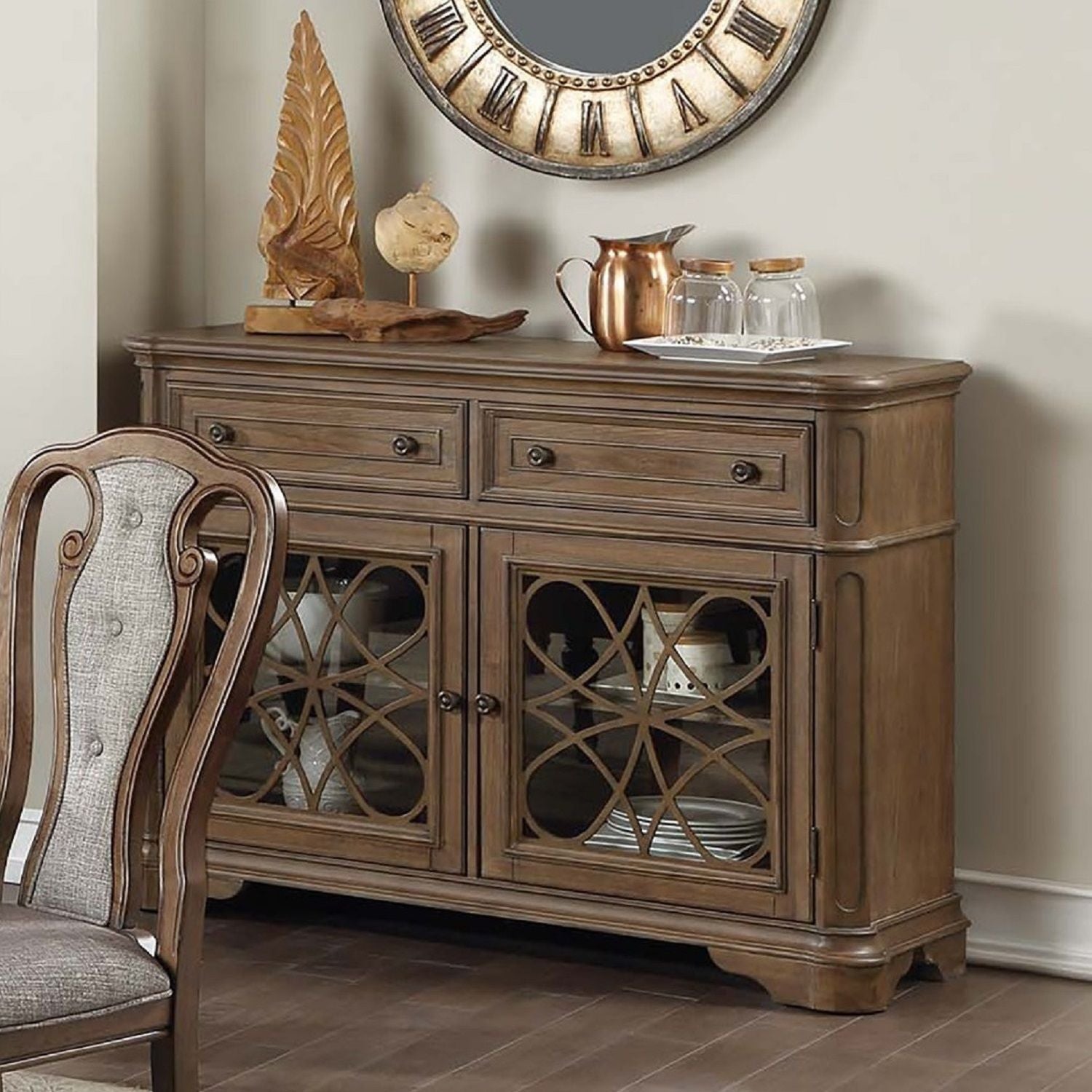 Server Drawers Storage Cabinet For Dining Room