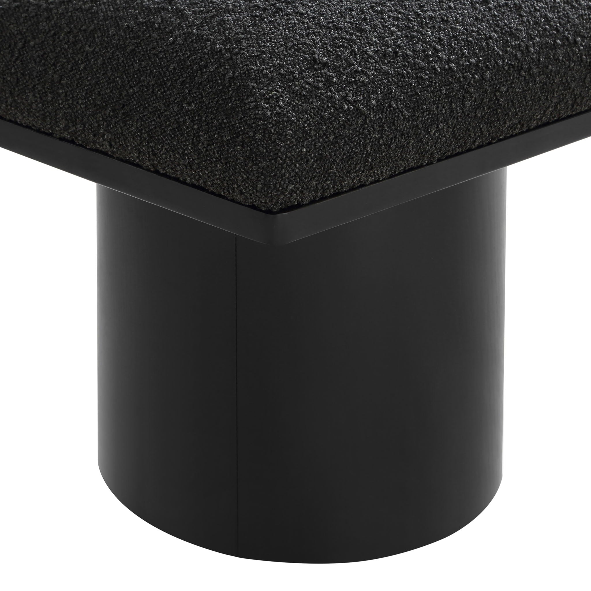Pavilion - 5 Piece Modular Bench With Black Base