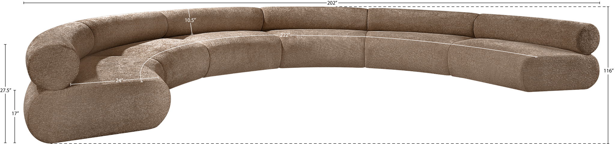 Bale - 6 Piece U-Shaped Modular Sofa