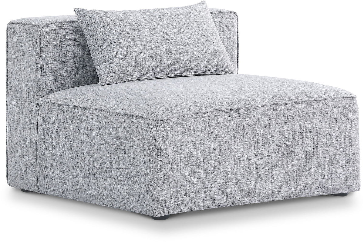 Cube - Linen Armless Chair