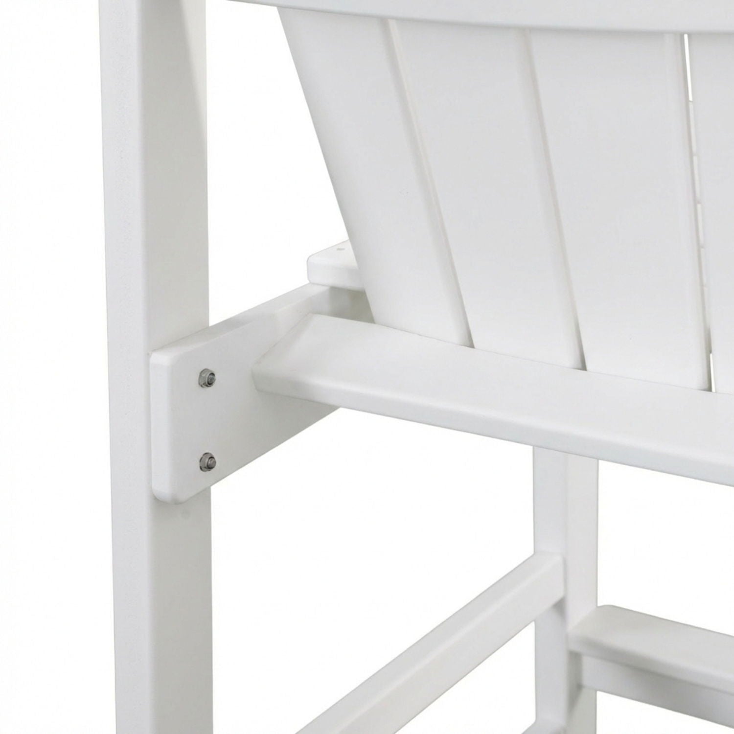 Bar Height Adirondack Chair With Cup Holder And Armrests
