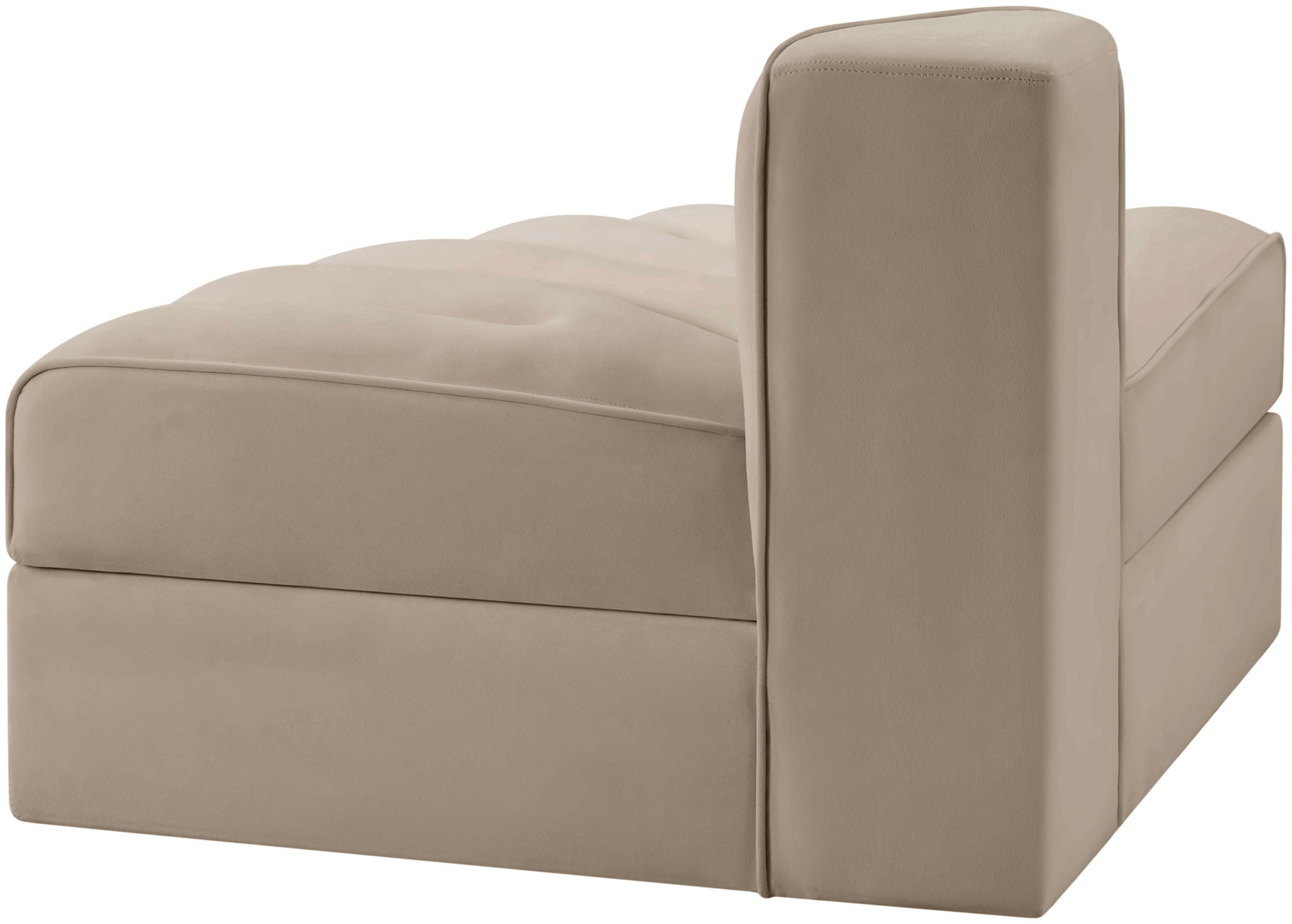 Rummi - Velvet Performance Fabric Upholstered Modular Chair