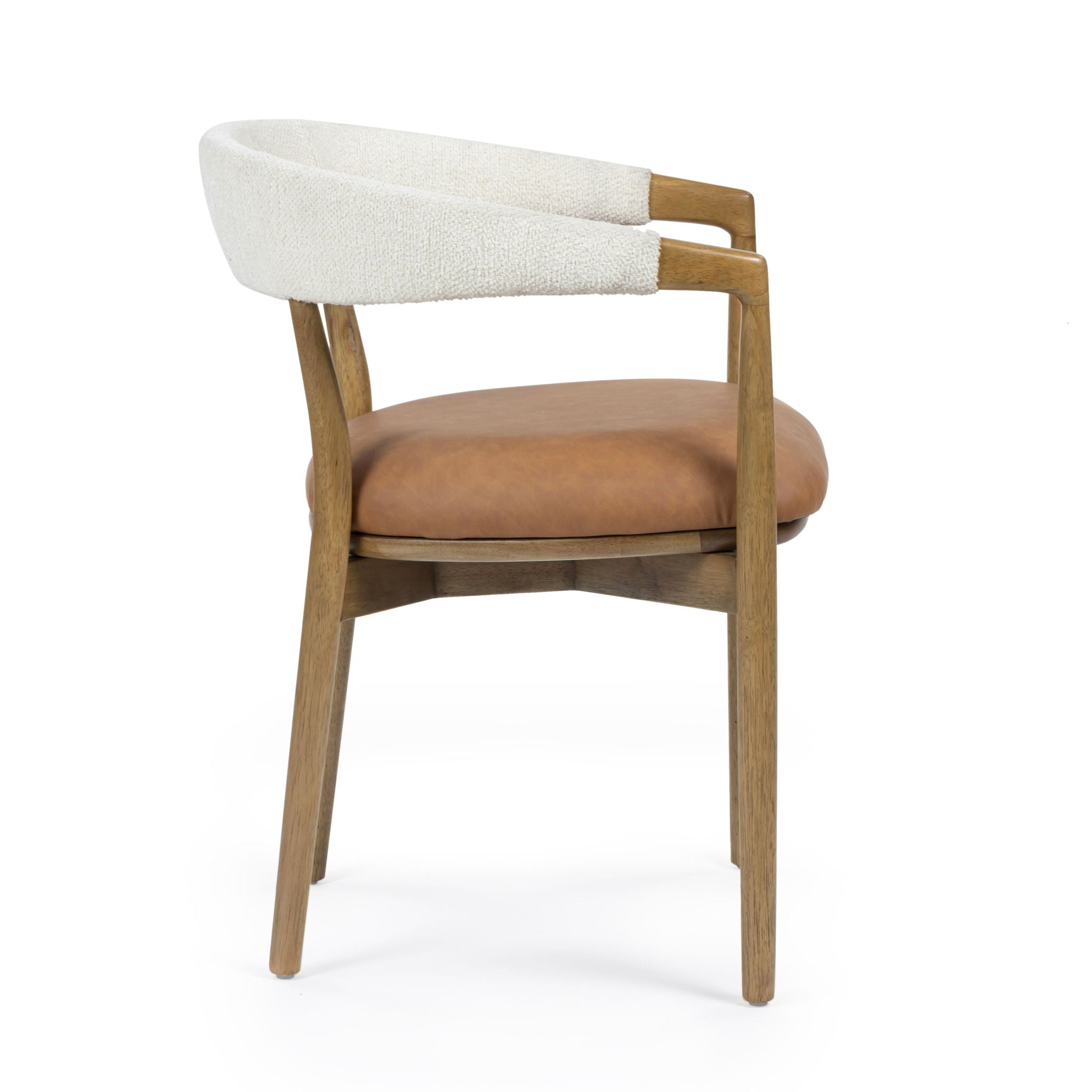 Vina - Dining Chair - Cognac / Cream