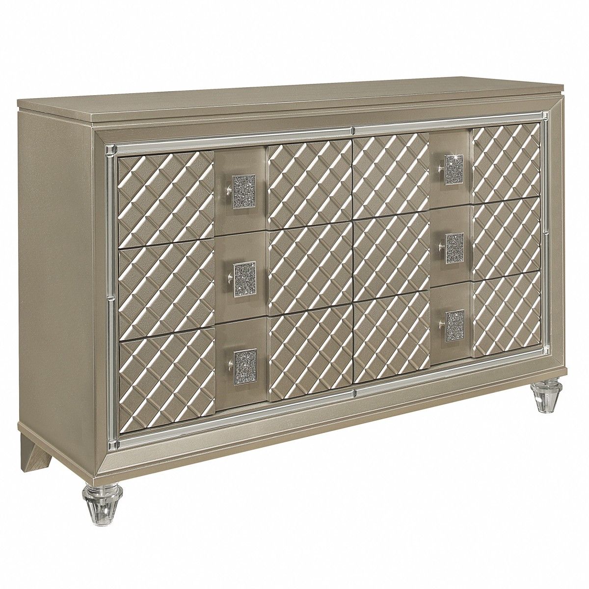 Loudon - Dresser - Gold / Silver / Champagne