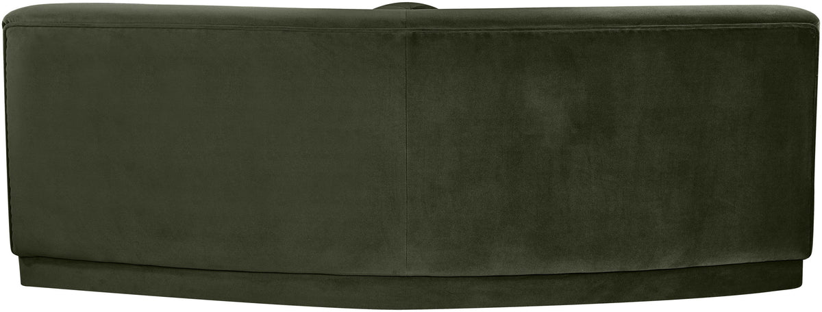 Avra - Velvet Performance Fabric Upholstered Armless Sofa