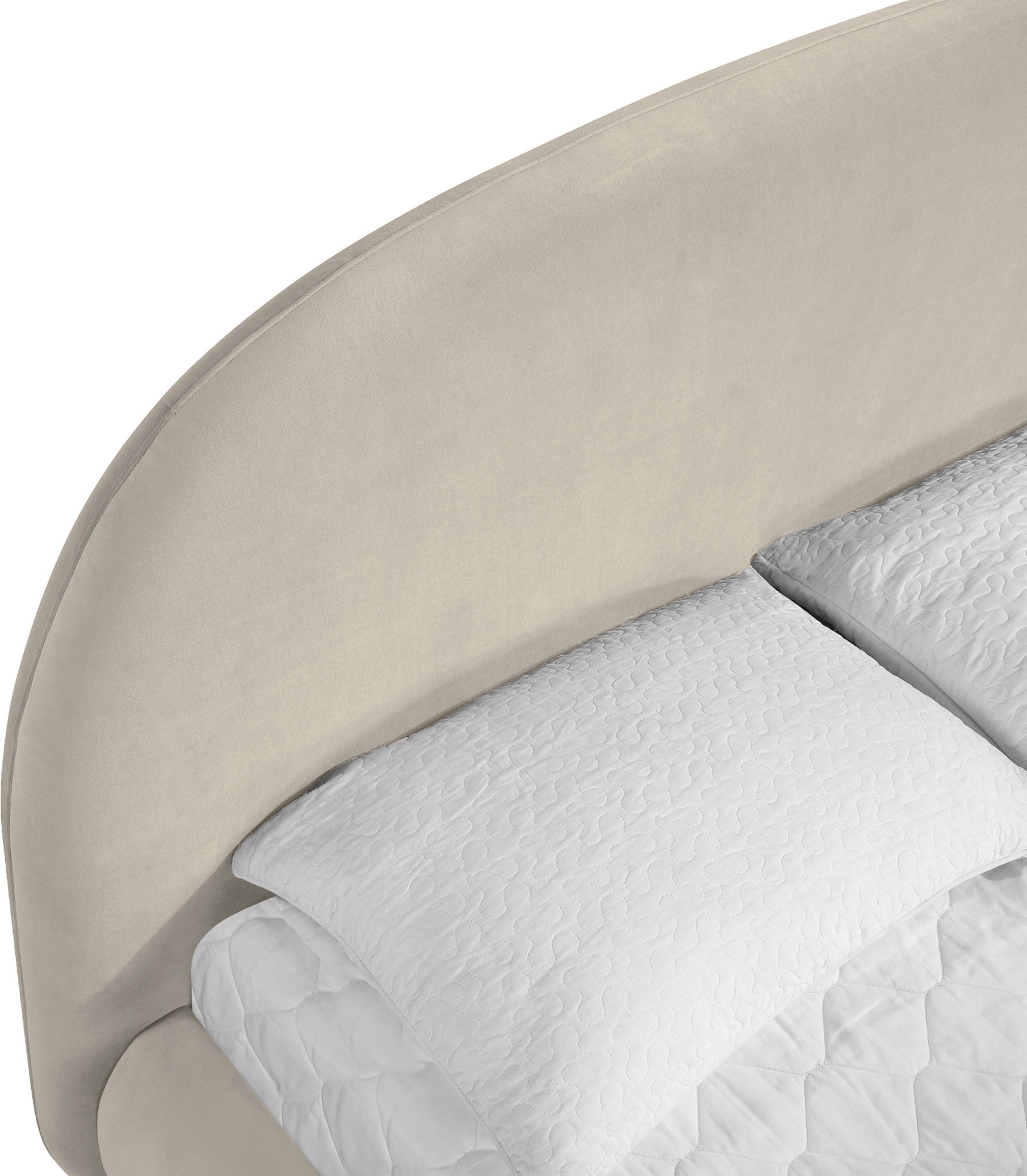 Celine - Upholstered Bed - Cream