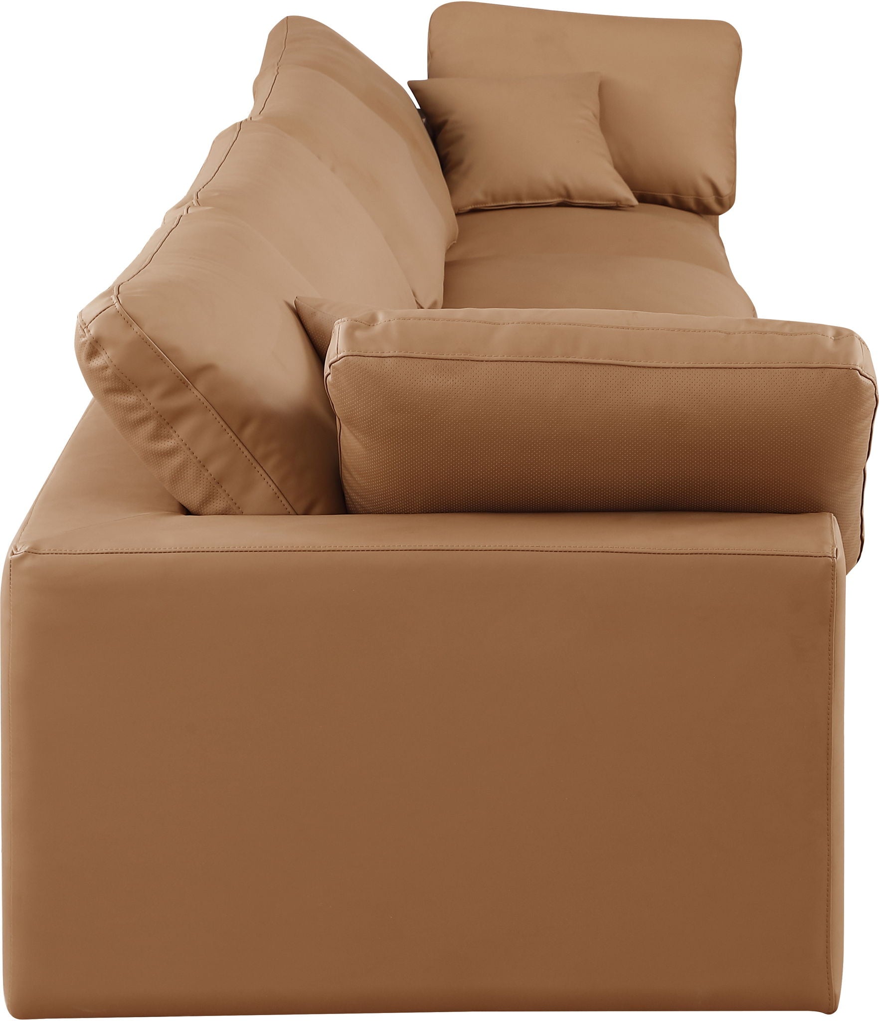 Comfy - Faux Leather Modular Sofa 4 Seats