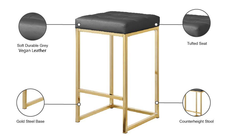 Nicola - Steel Stool (Set of 2)