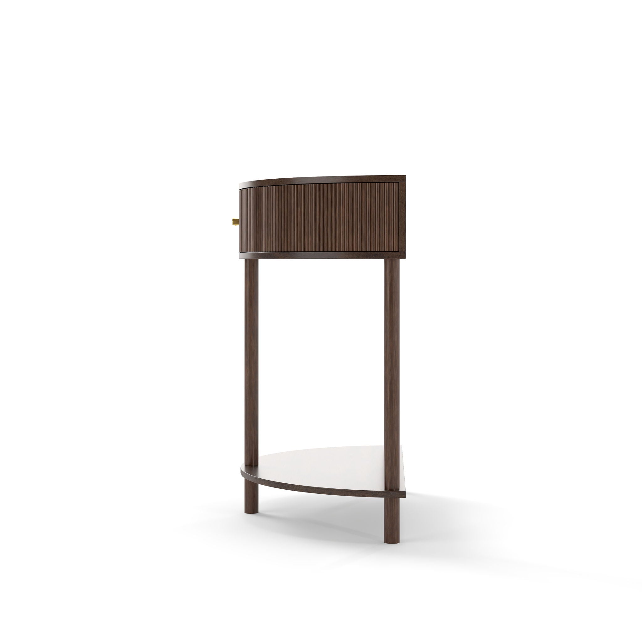 Demi Lune - Console Table With 2 Storage Drawers